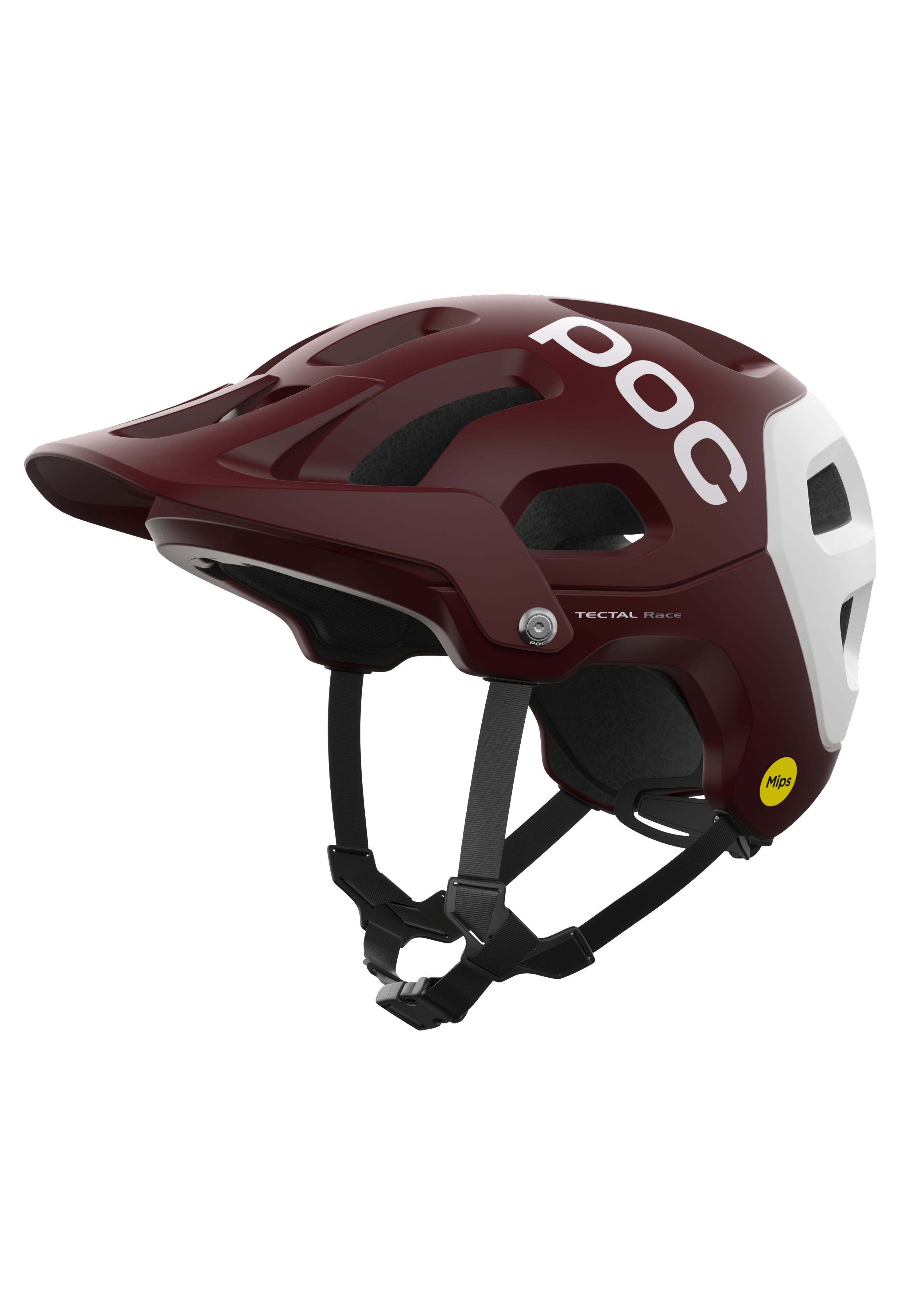 Tectal Race MIPS MTB Helmet in Garnet Red/Hydrogen White Matt