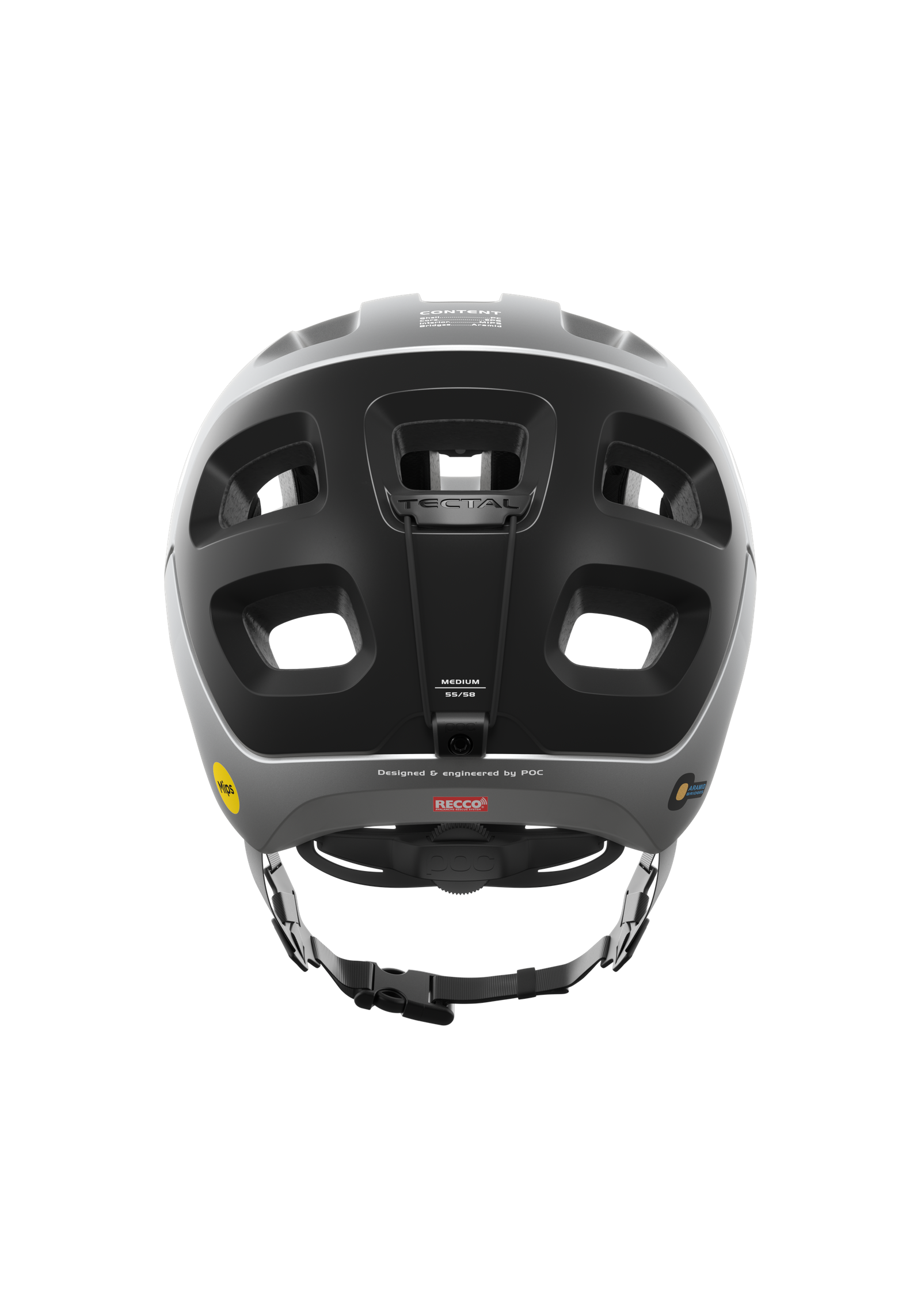 Tectal Race MIPS MTB Helmet in Argentite Silver/Uranium Black Matt