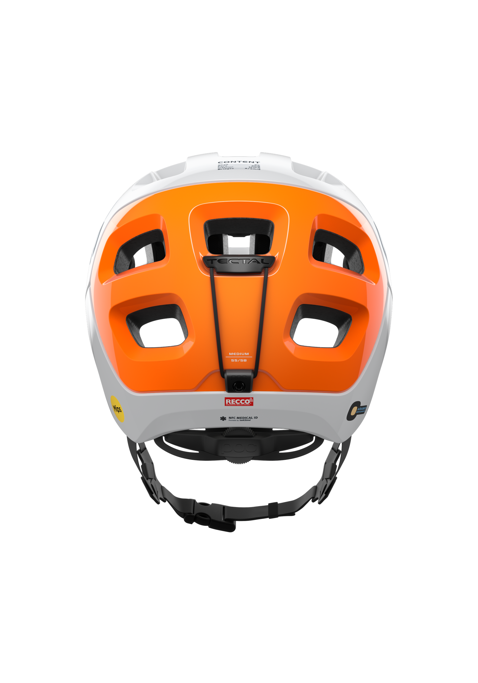 Tectal Race MIPS NFC MTB Helmet に Hydrogen White/Fluorescent