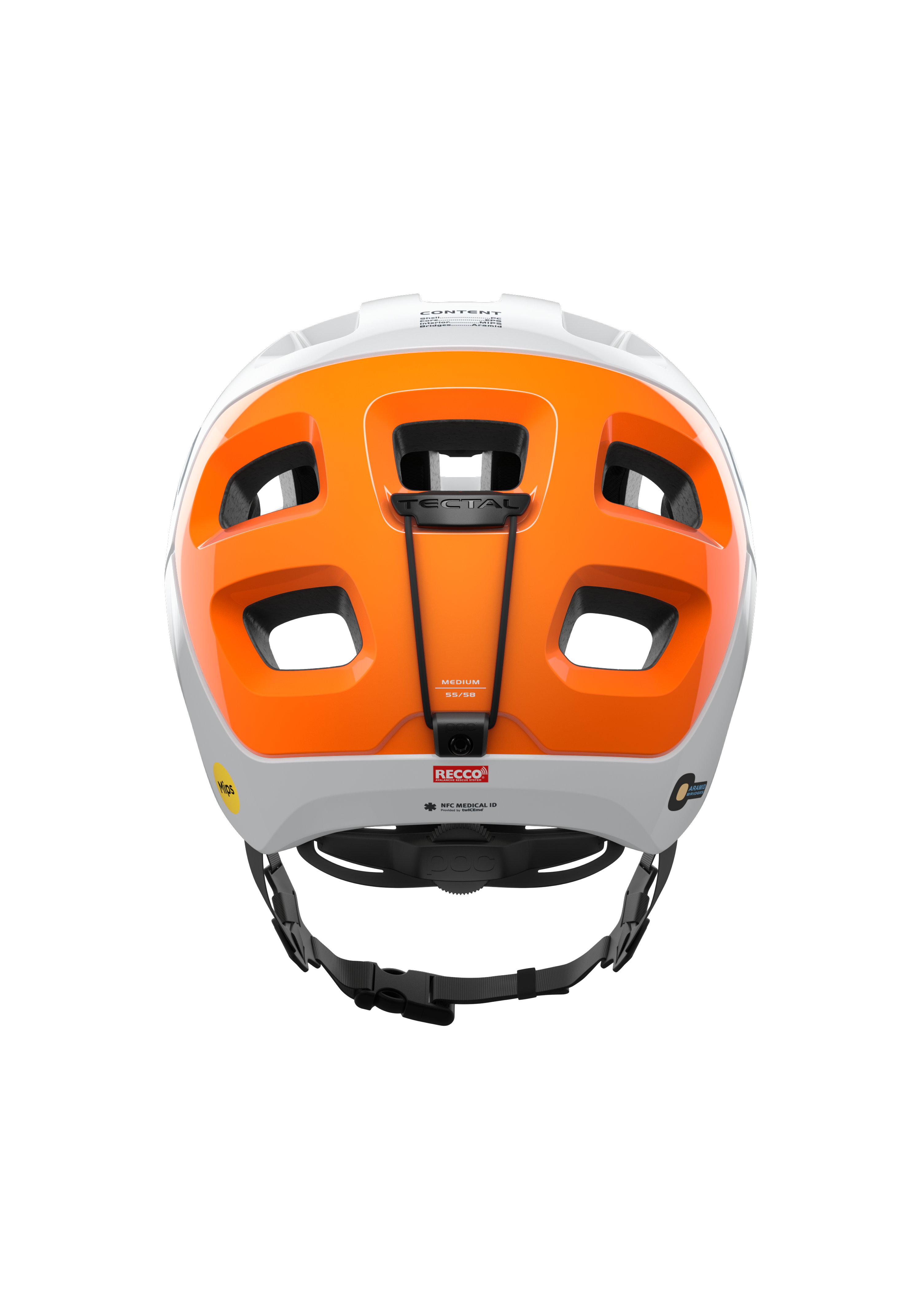 Tectal Race MIPS NFC MTB Helmet に Hydrogen White/Fluorescent