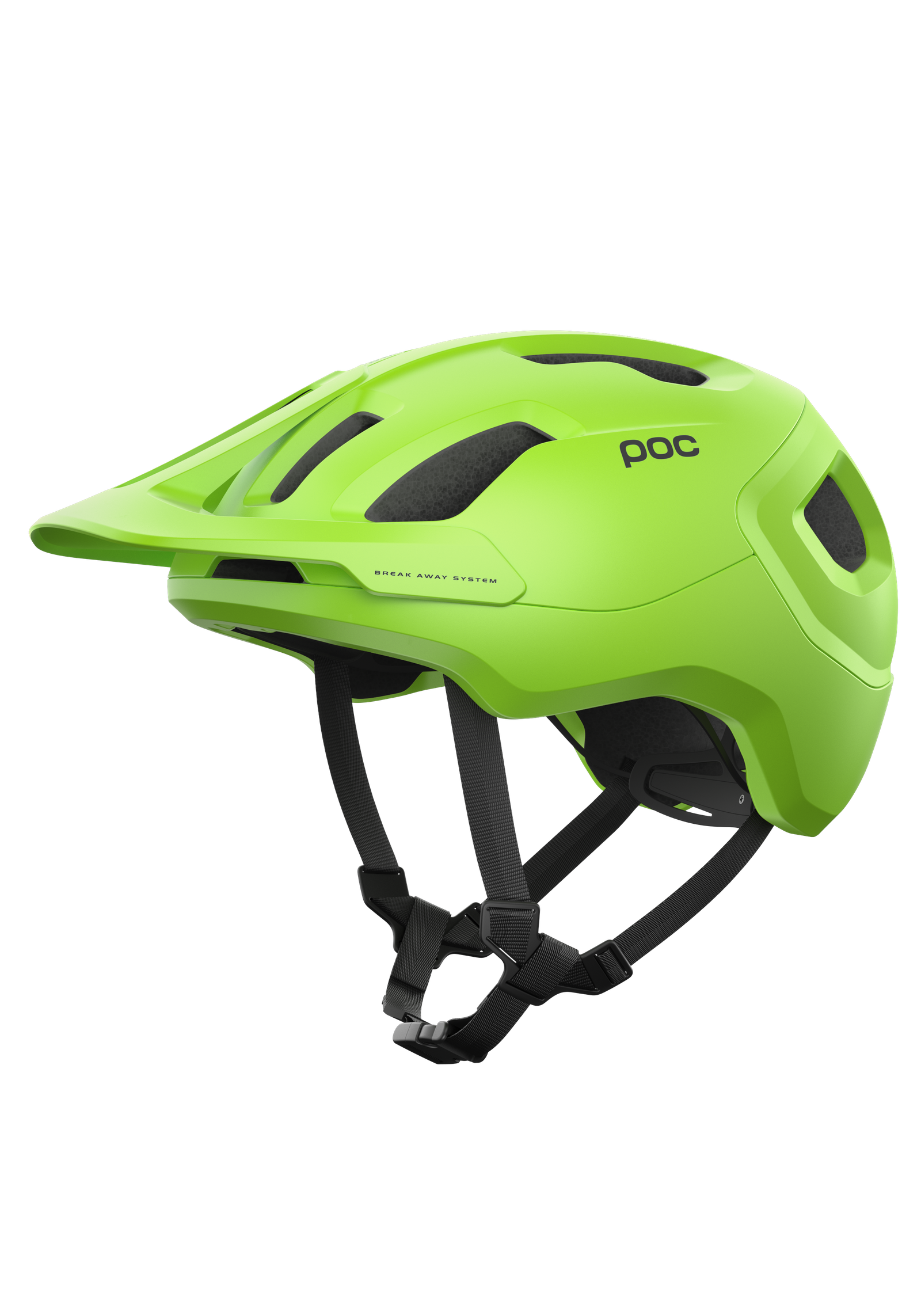 Axion MTB Helmet に Fluorescent Yellow/Green Matt | POC (JP)