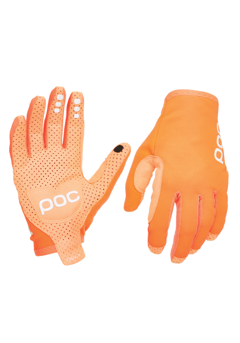 AVIP Short Cycling Gloves in Zink Orange | Cycling Accessories