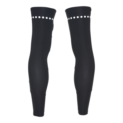 POC Therma Leg Warmers For Adults - Uranium Black 4-Way Stretch Cycling Warmers