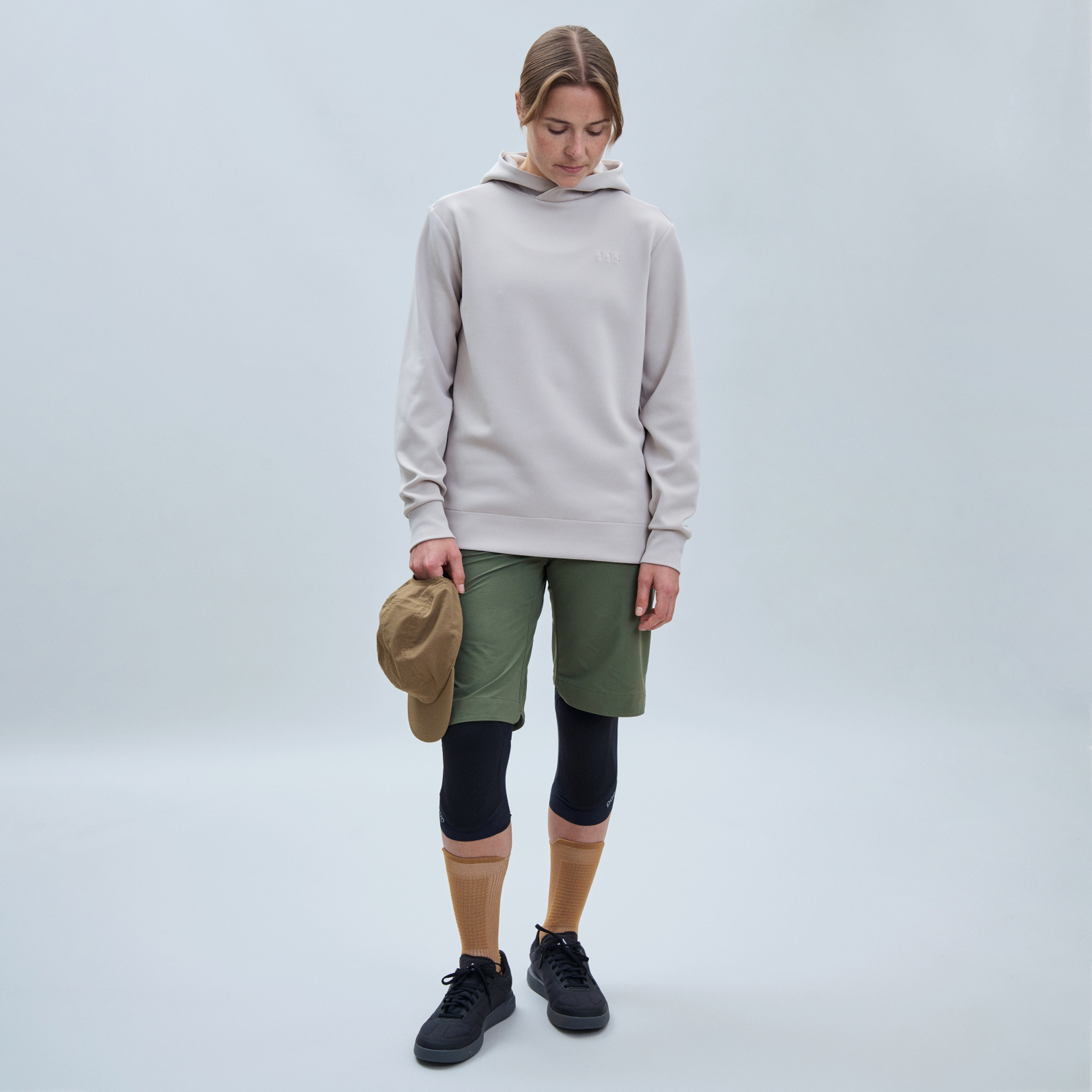 Women's Poise Hoodie に Light Sandstone Beige | Cycling