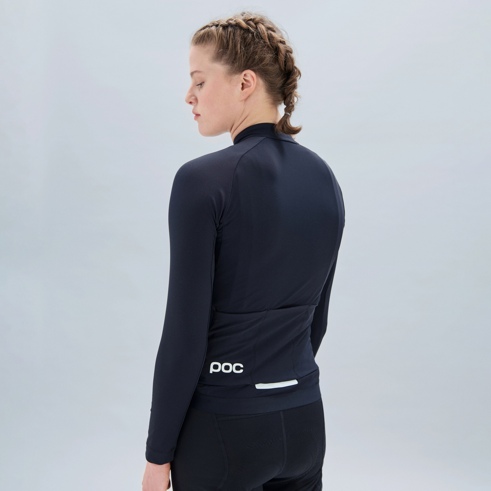 Women's Ambient Thermal Cycling Jersey in Uranium Black