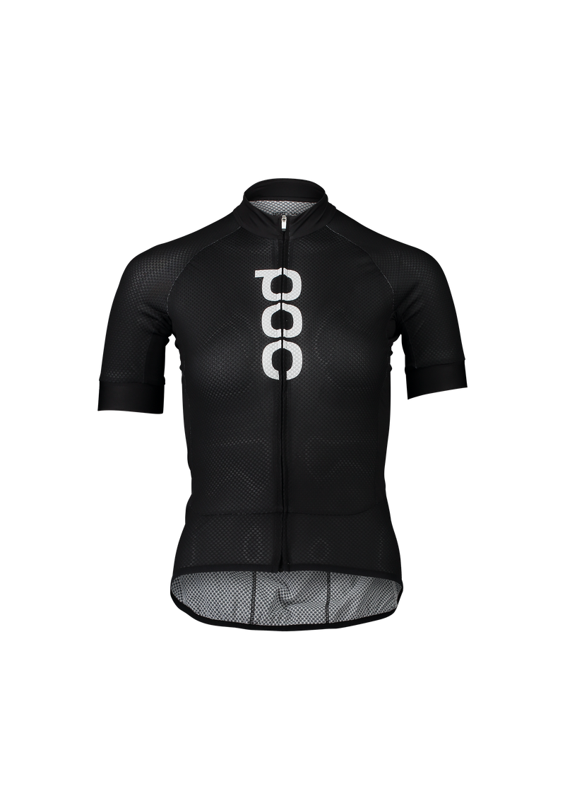 Women's Essential Logo Road Cycling Jersey in Uranium Black