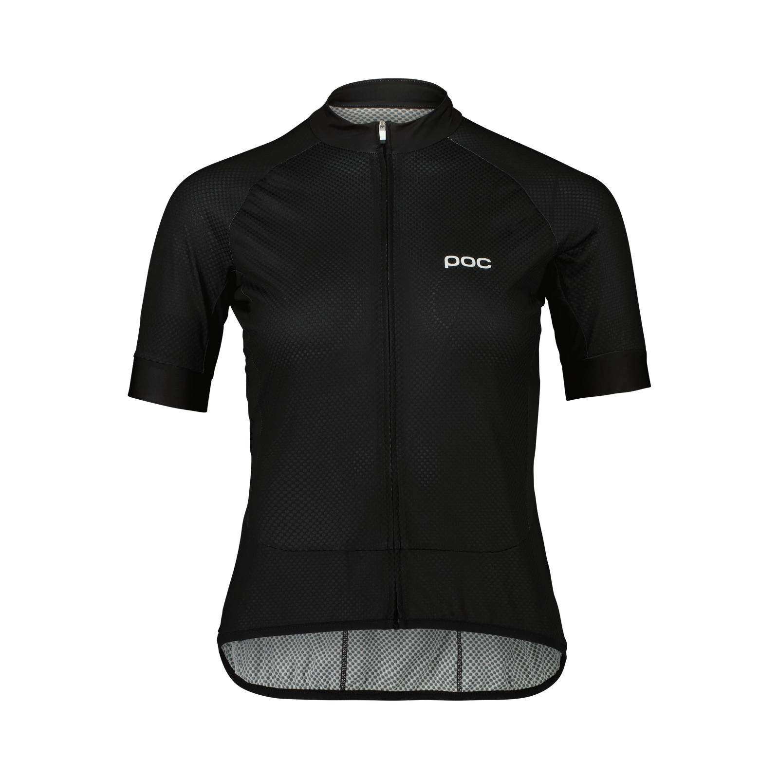Women's Essential Logo Road Cycling Jersey in Uranium Black