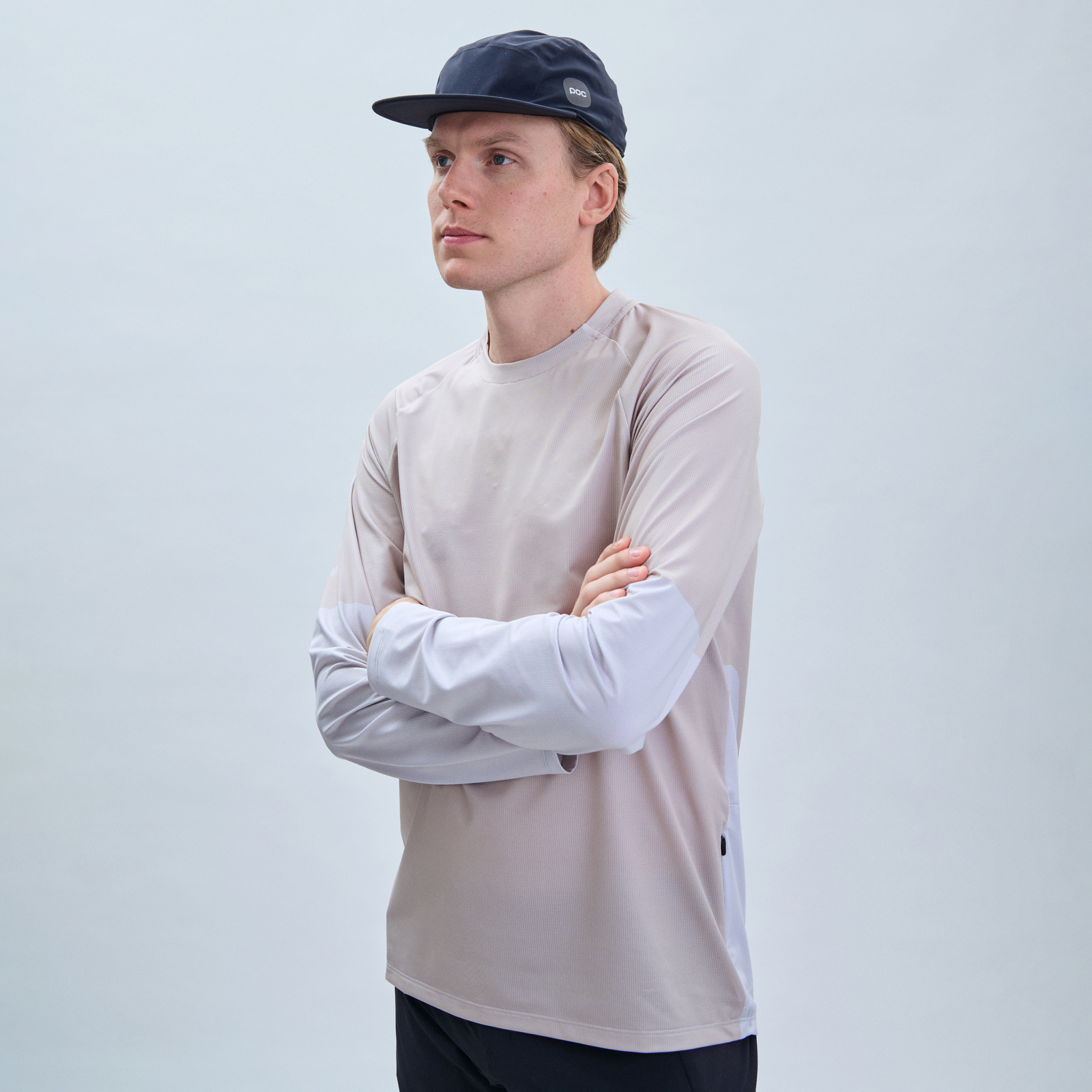 POC M'S ESSENTIAL MTB LS JERSEY 長袖ジャージ Men's Essential Long Sleeve MTB Jersey in Light Sandstone