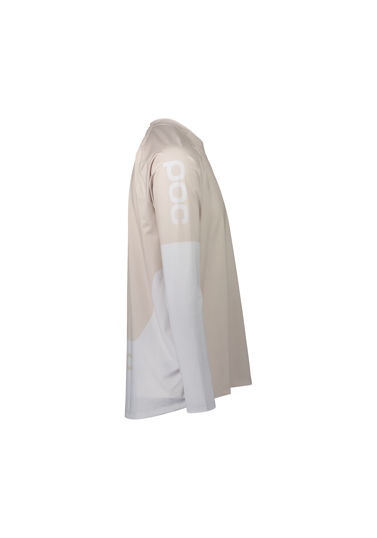 Men's Essential Long Sleeve MTB Jersey in Light Sandstone Beige