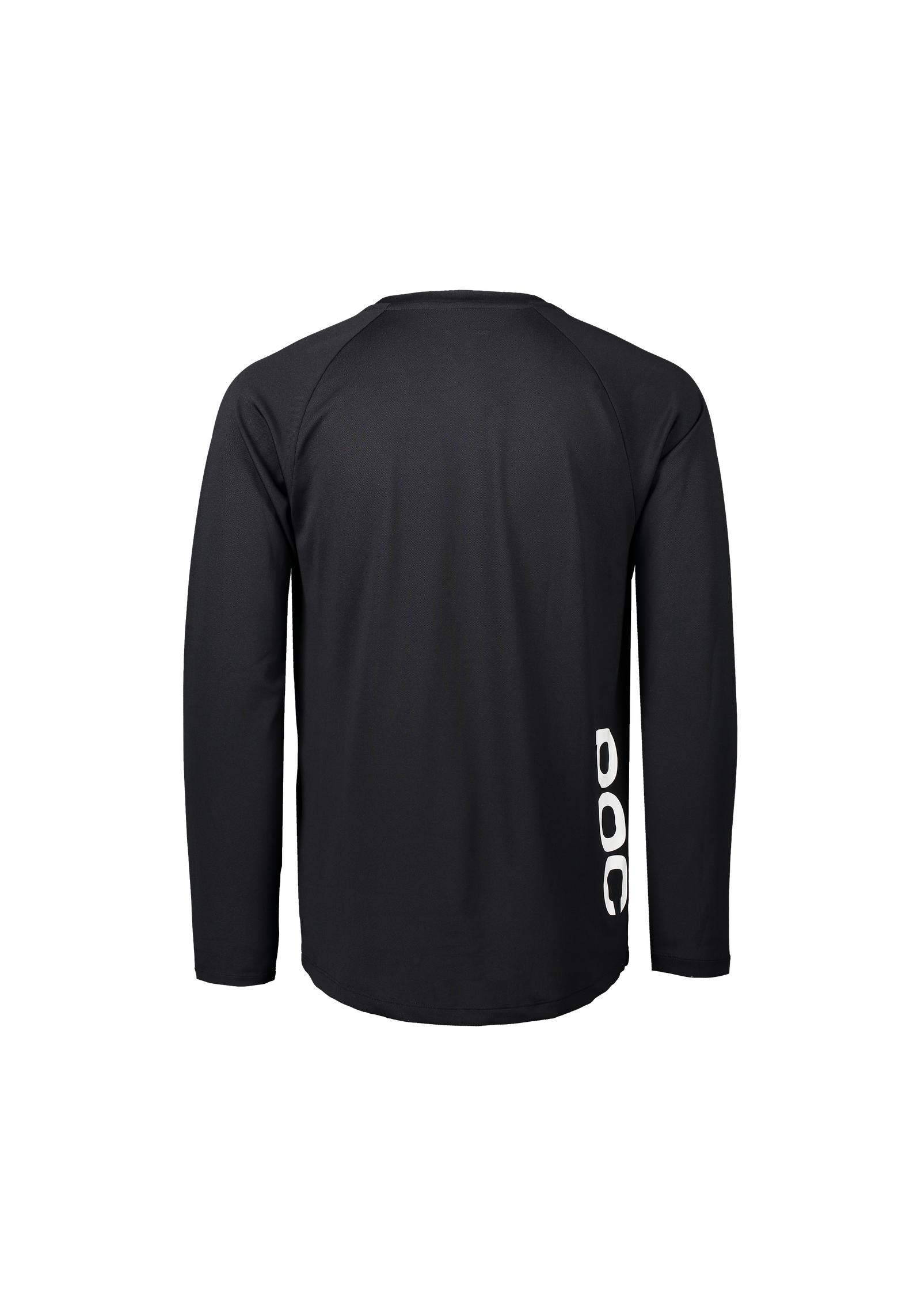 Men's Essential Long Sleeve Downhill Jersey in Carbon Black
