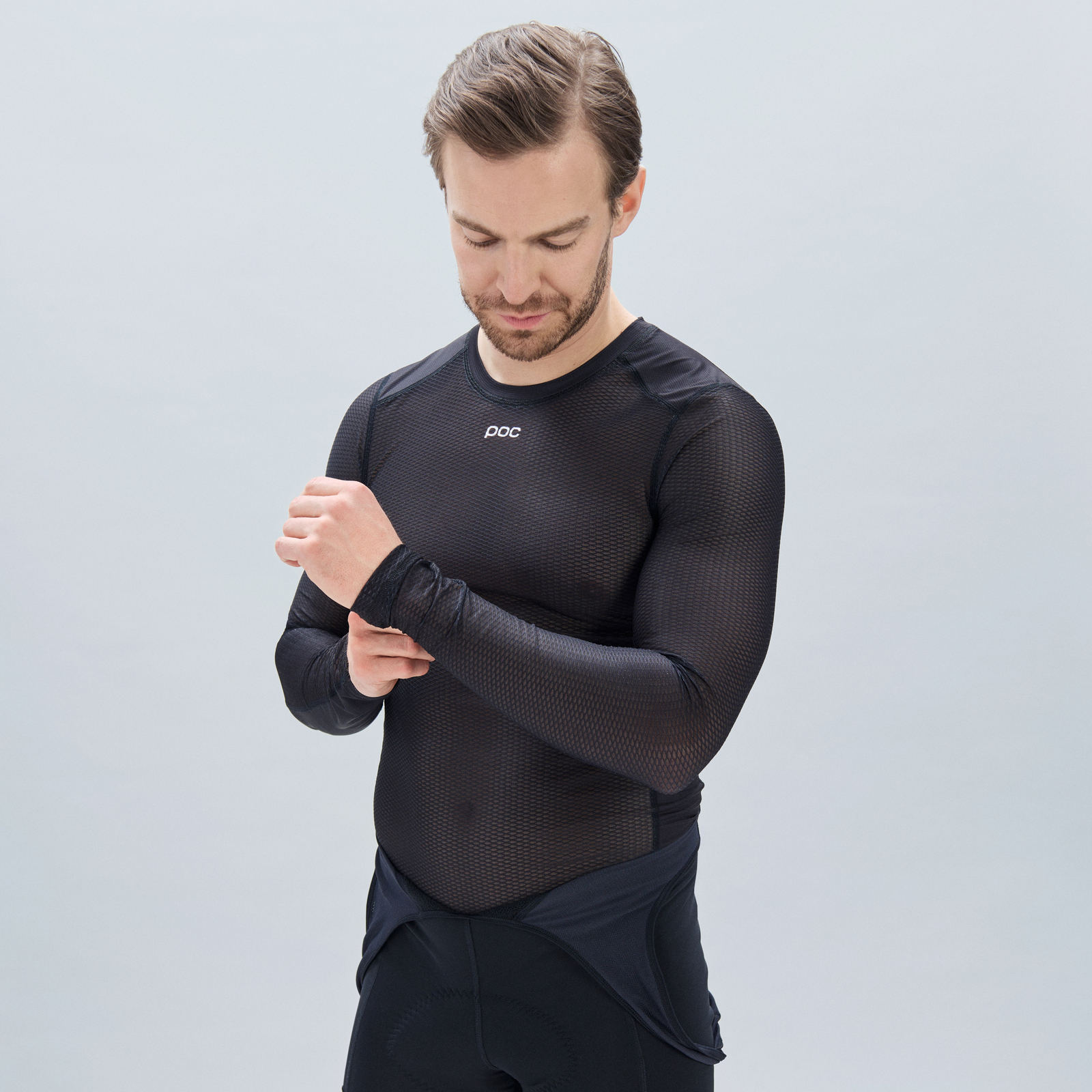 Men's Essential Layer Long Sleeve Cycling Jersey - Image 3
