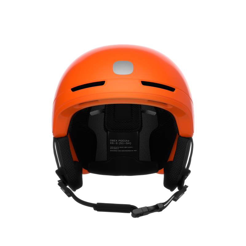 POCito Obex MIPS Ski Helmet in Fluorescent Orange | POC