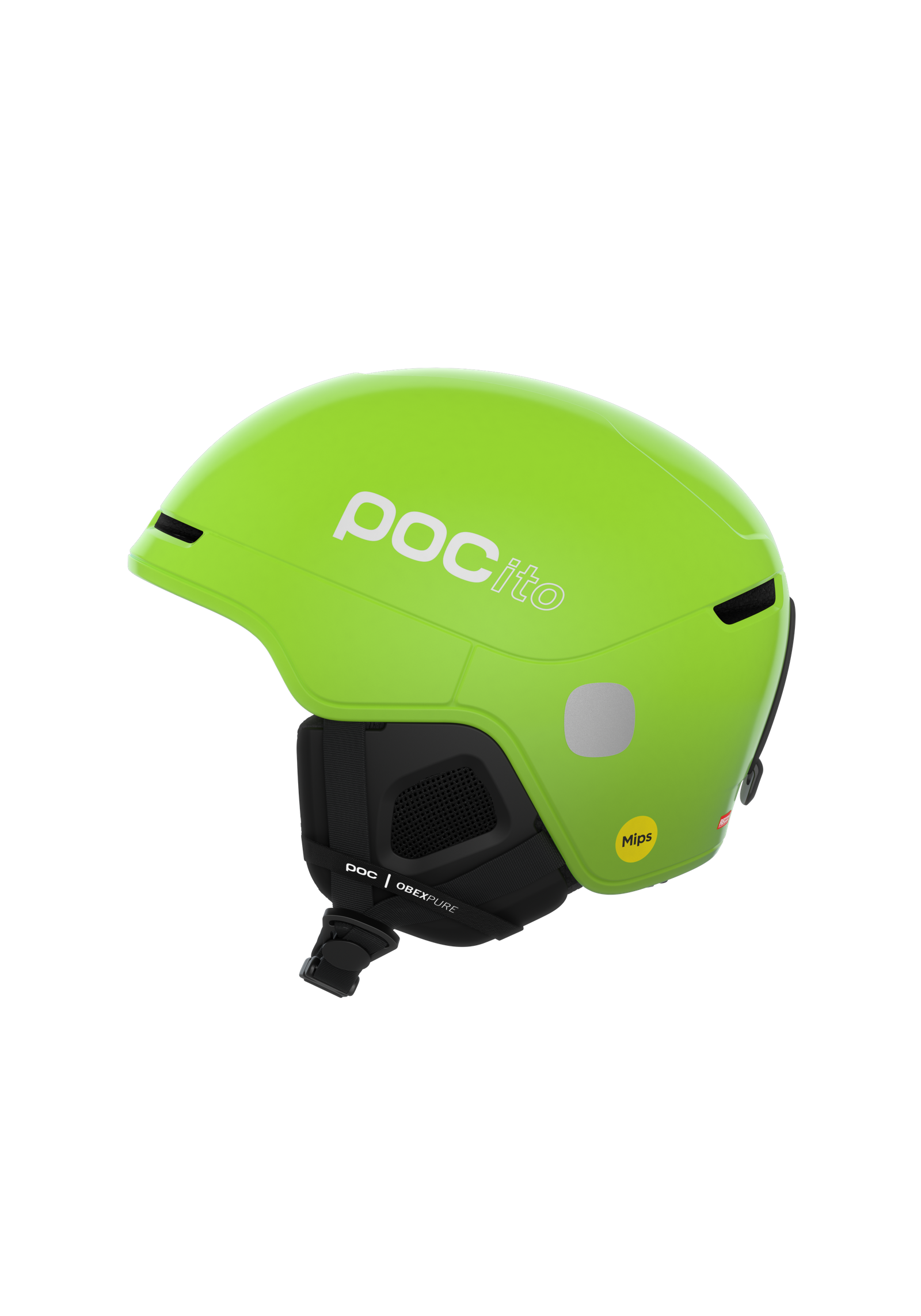 POCito Obex MIPS Ski Helmet in Fluorescent Yellow/Green | POC (US)