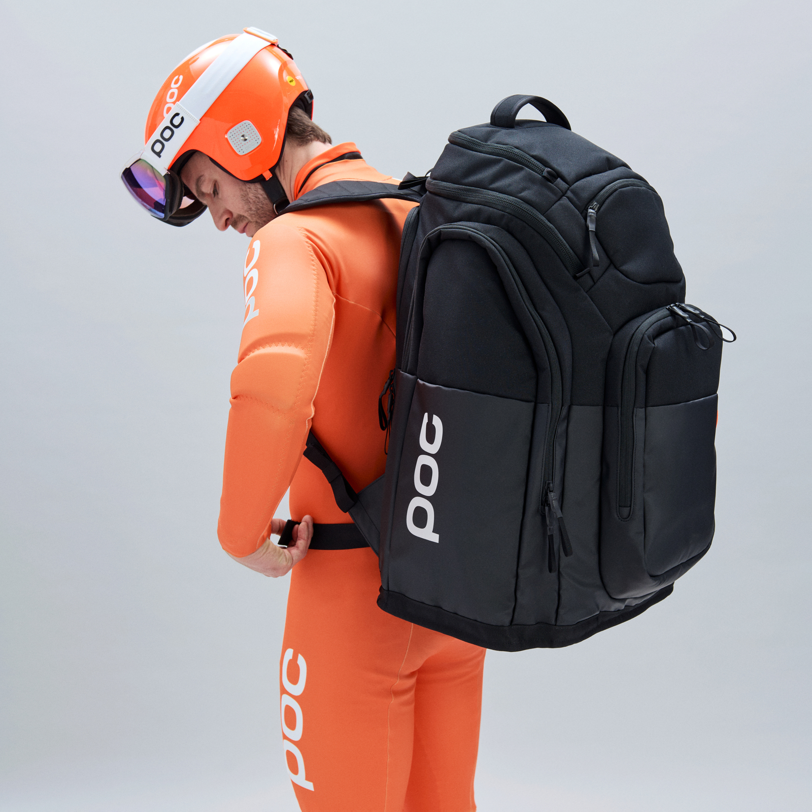 ちゃんみ　POC race staff bag ブーツバッグ 70L Ski Race Backpack in Uranium Black | POC united states