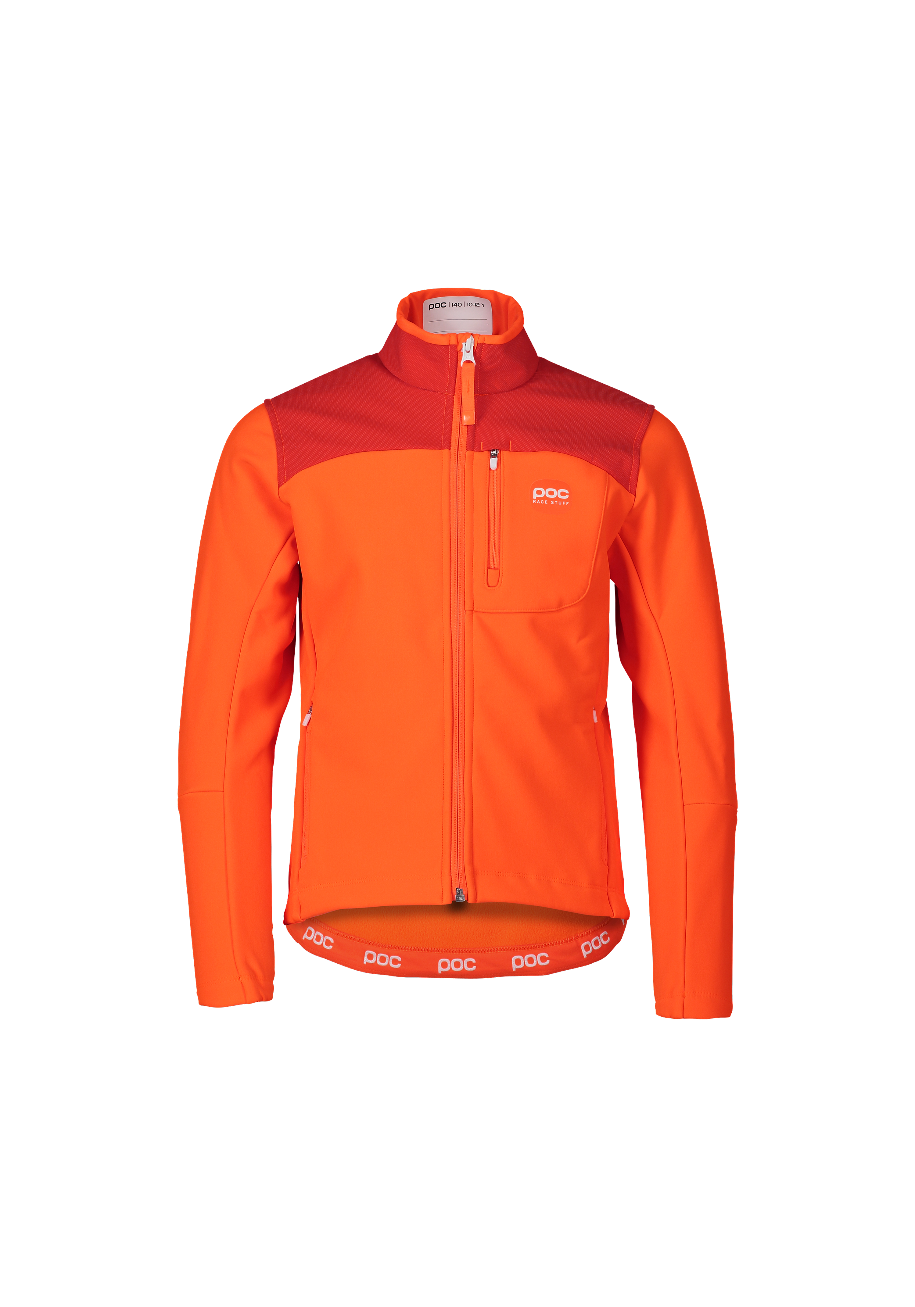 Junior Ski Race Jacket in Fluorescent Orange | POC (US)