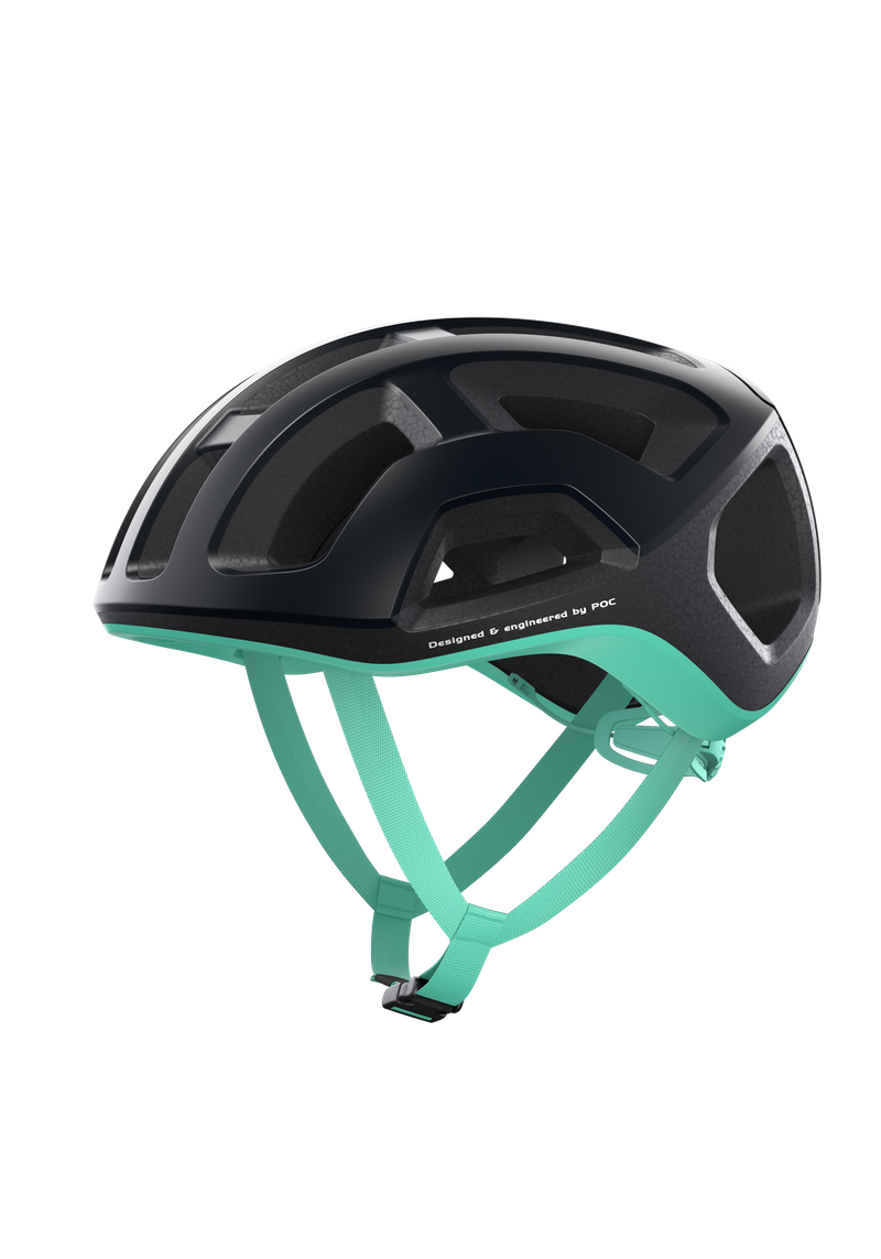 Ventral Lite Cycling Helmet in Uranium Black/Sapphire Purple Matt