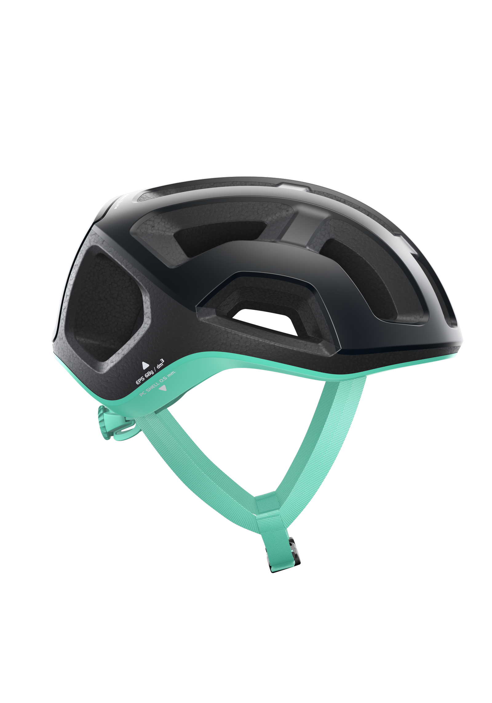 Ventral Lite Cycling Helmet in Uranium Black/Fluorite Green Matt