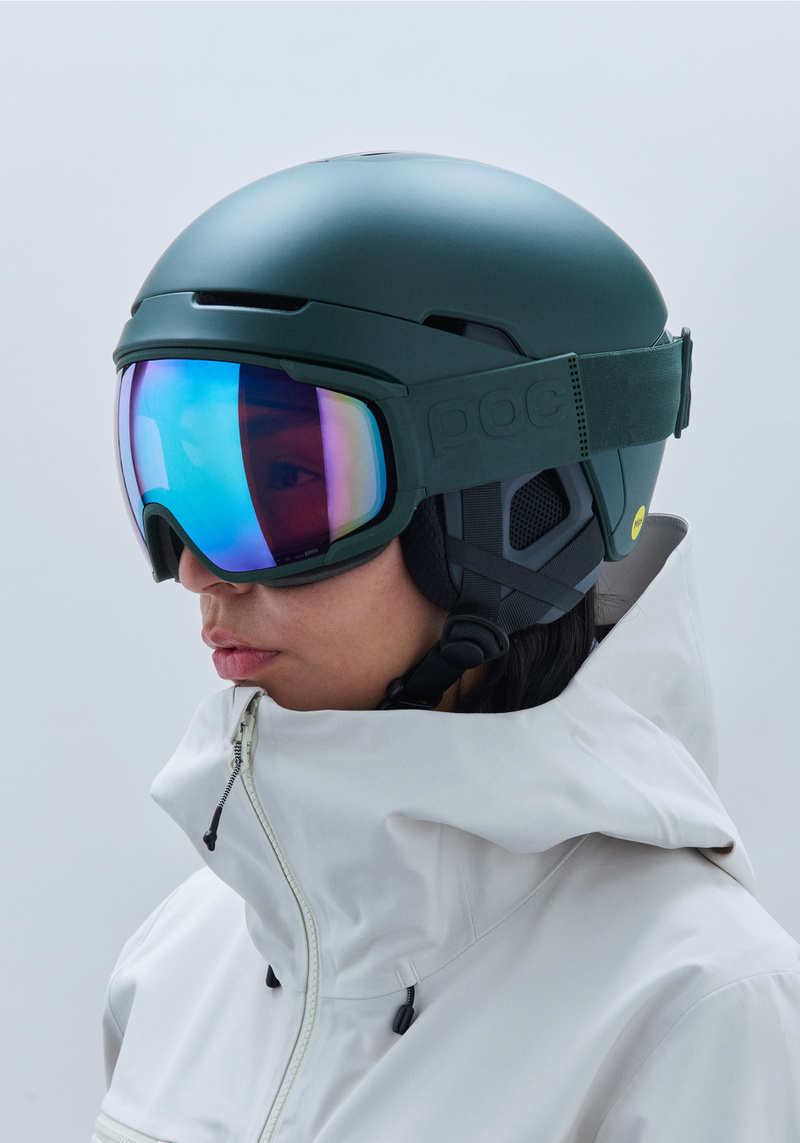 Zonula Ski Goggles in Epidote Green | Ski Eyewear | POC (UK)