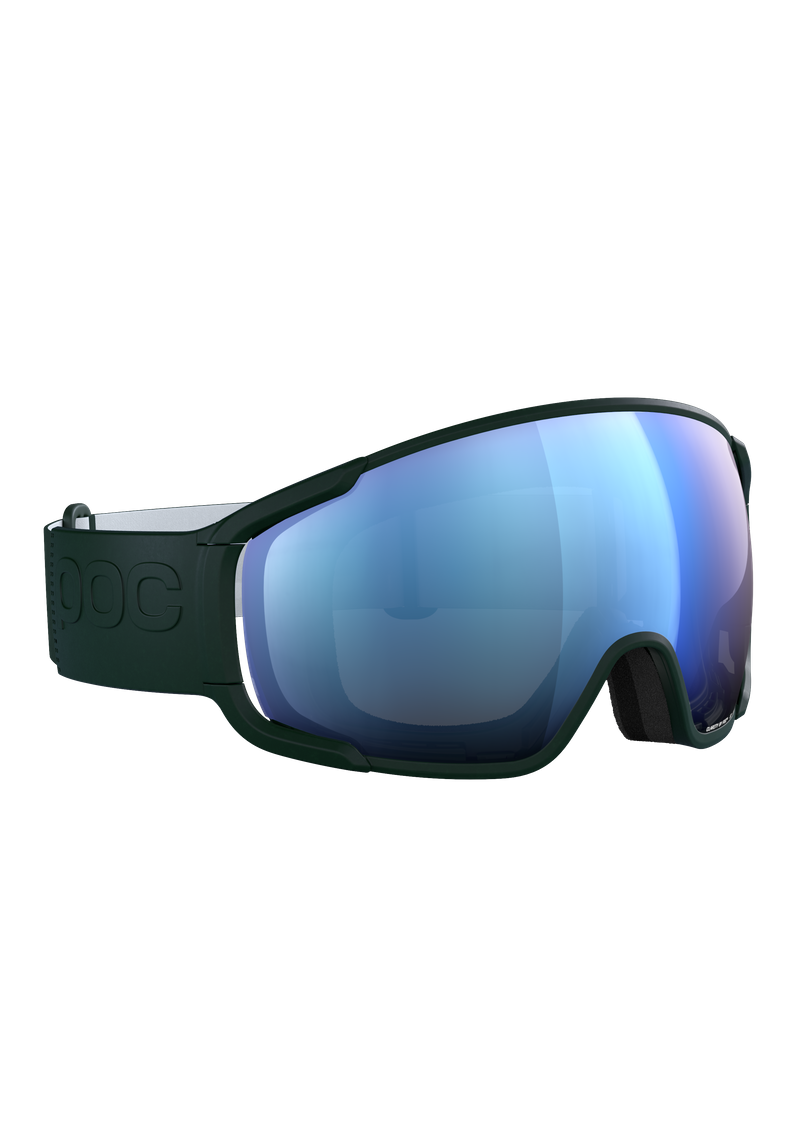 Zonula Wide Fit Ski Goggles に Pargasite Green | Ski Eyewear | POC