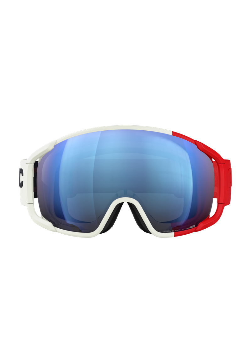 Zonula Wide Fit Ski Goggles in Hydrogen White | Ski Eyewear | POC