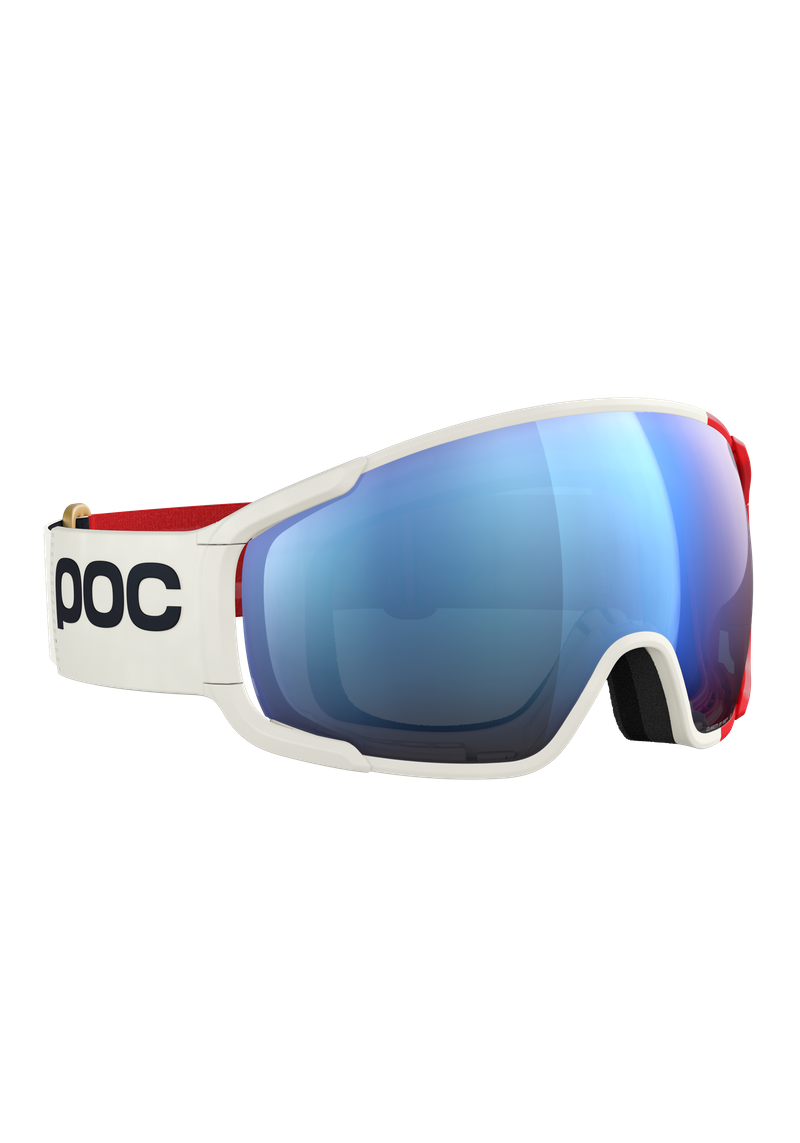 Zonula Wide Fit Ski Goggles in Hydrogen White | Ski Eyewear | POC
