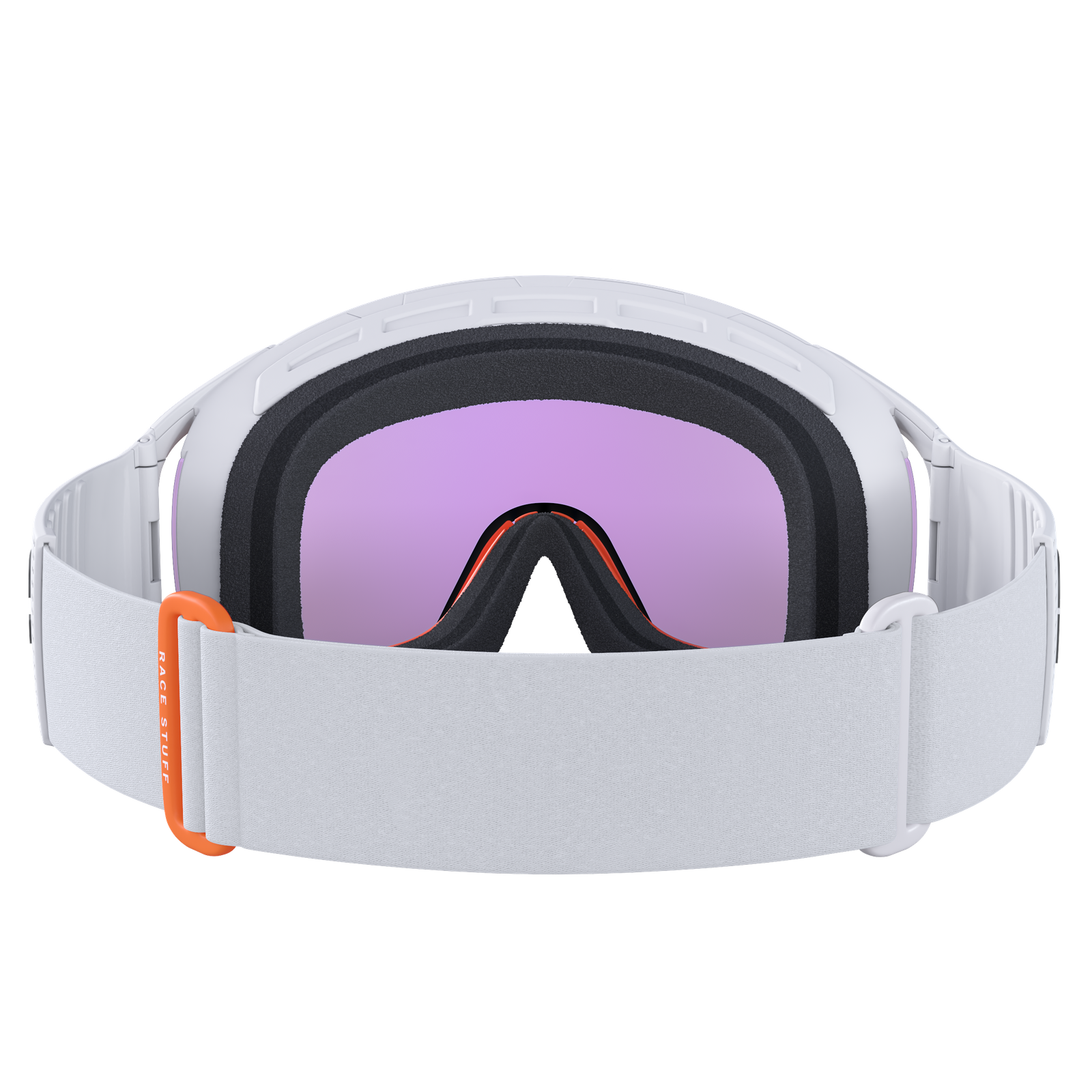 POC ゴーグル Zonula Race Ski Goggles に Hydrogen White/Zink Orange | Ski