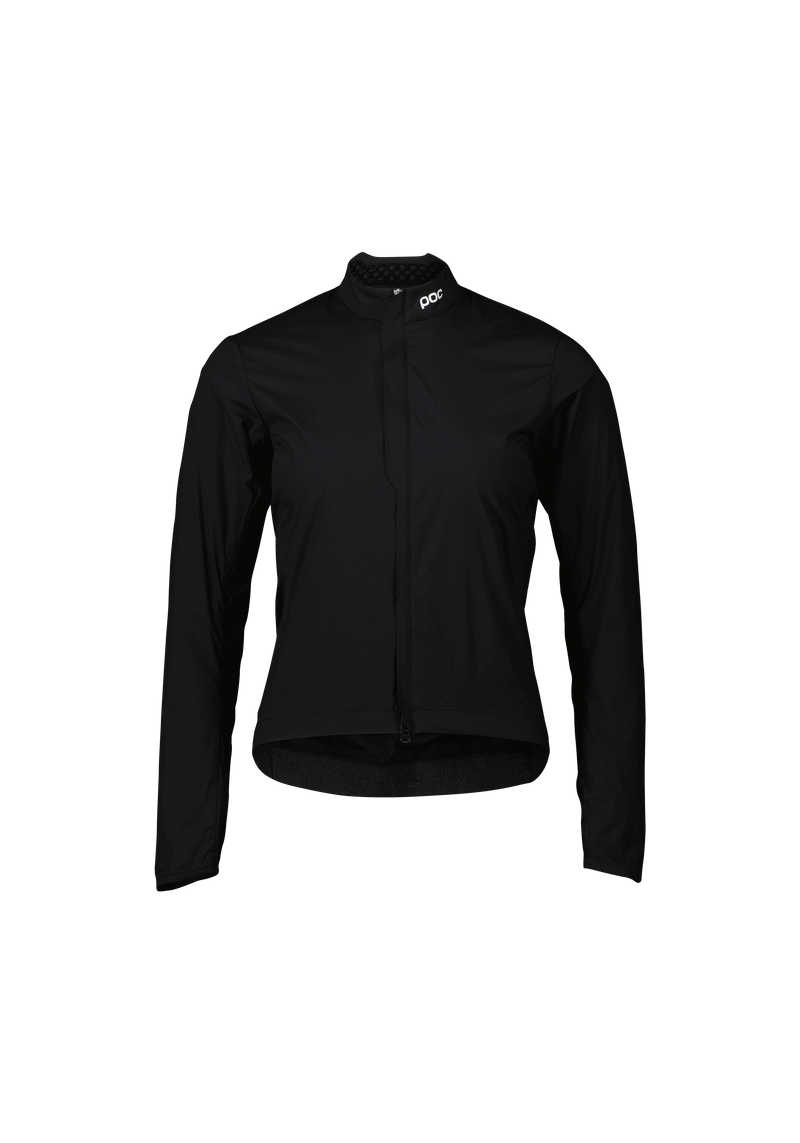 Women's Thermal Splash Cycling Jacket in Uranium Black | Cycling