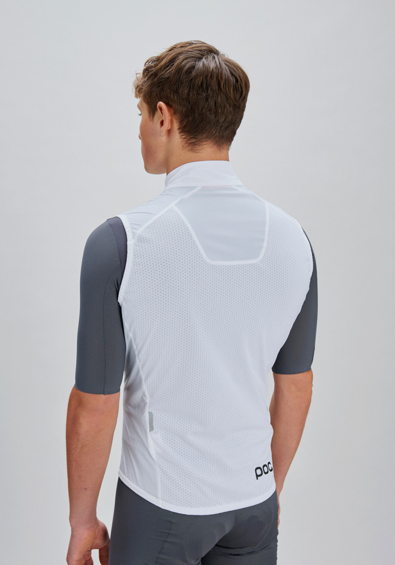 Men's Enthral Cycling Gilet in Hydrogen White | Cycling Apparel