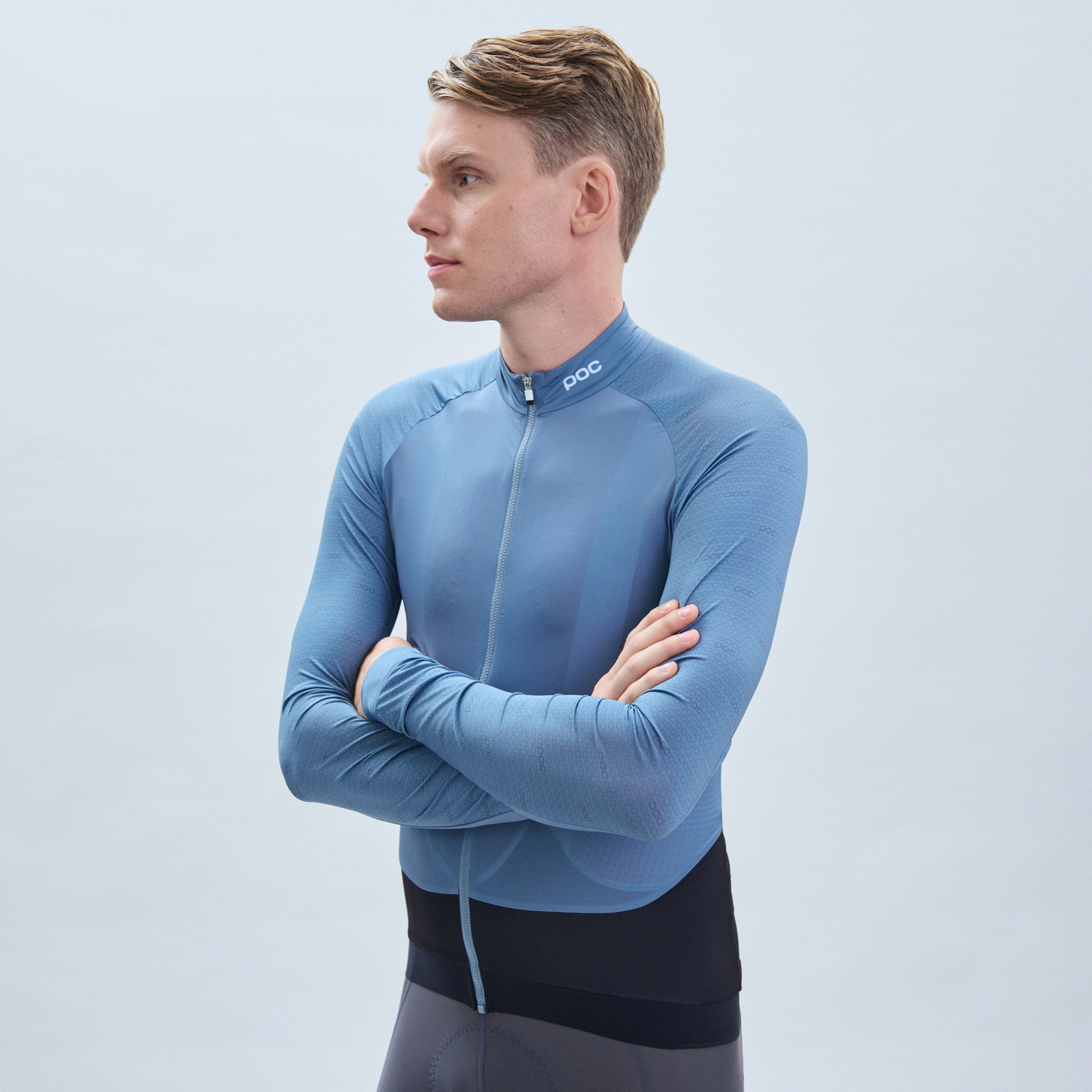Men's Essential Long Sleeve Road Cycling Jersey - Image 3