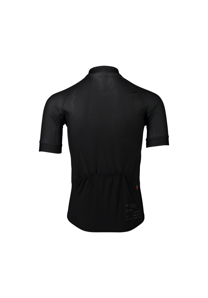 Men's Essential Logo Road Cycling Jersey in Uranium Black