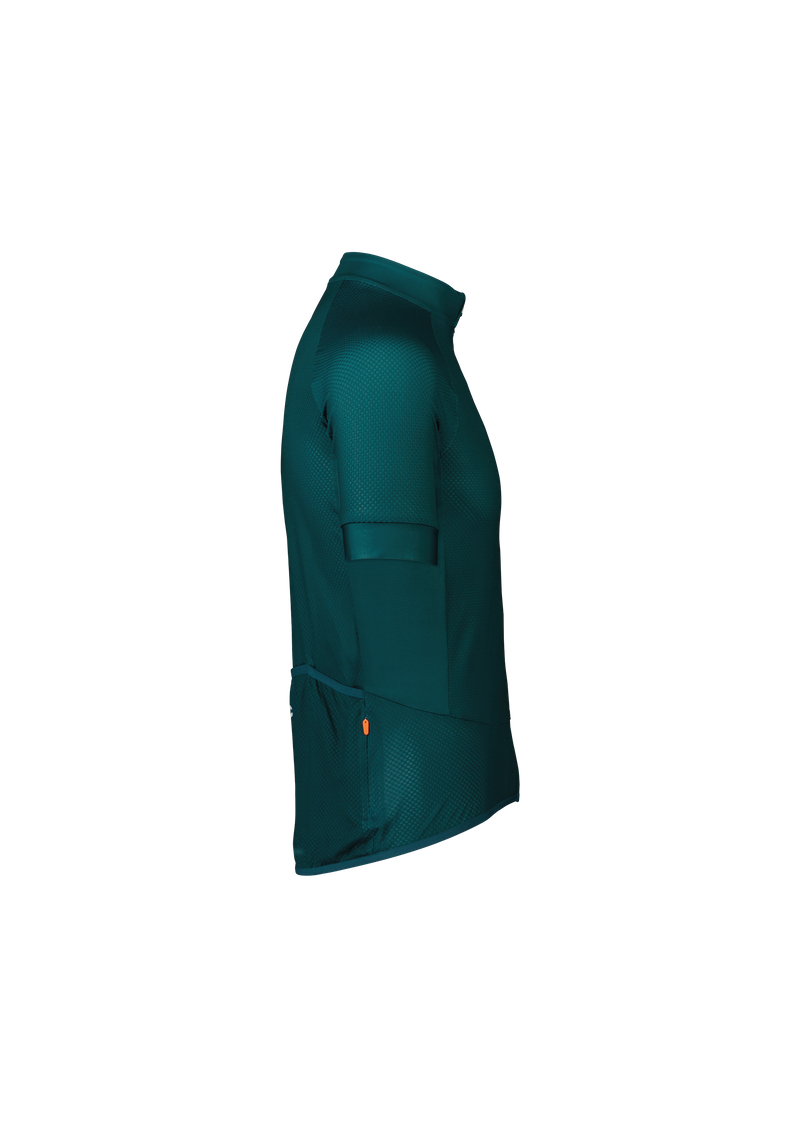 Men's Essential Logo Road Cycling Jersey in Dioptase Blue