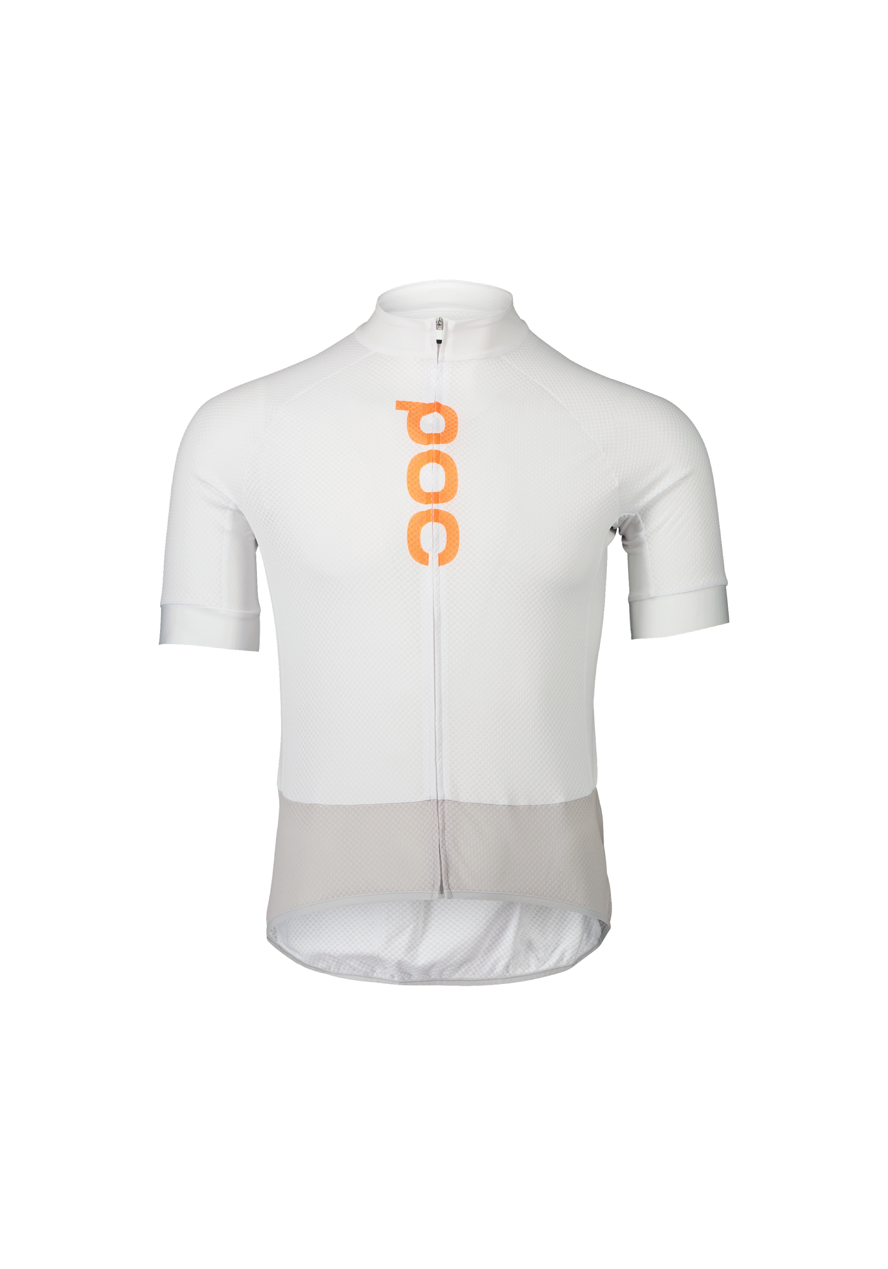 Men's Essential Logo Road Cycling Jersey in Hydrogen White/Granite