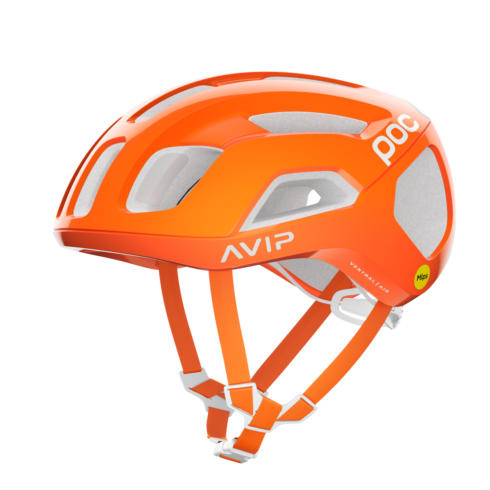 ヘルメット　POC オレンジ Ventral Air Mips Wide Fit Cycling Helmet in Zink Orange AVIP