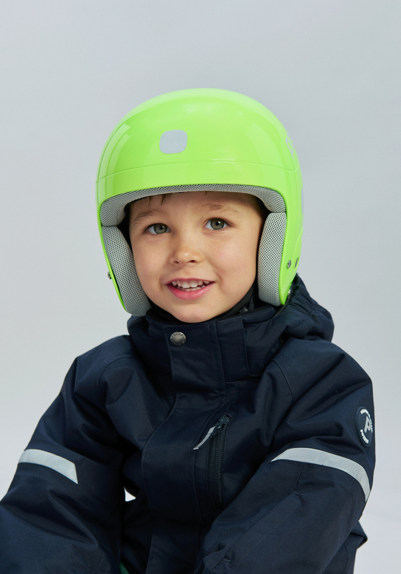 POCito Skull Ski Helmet in Fluorescent Yellow/Green | POC (Global EN)
