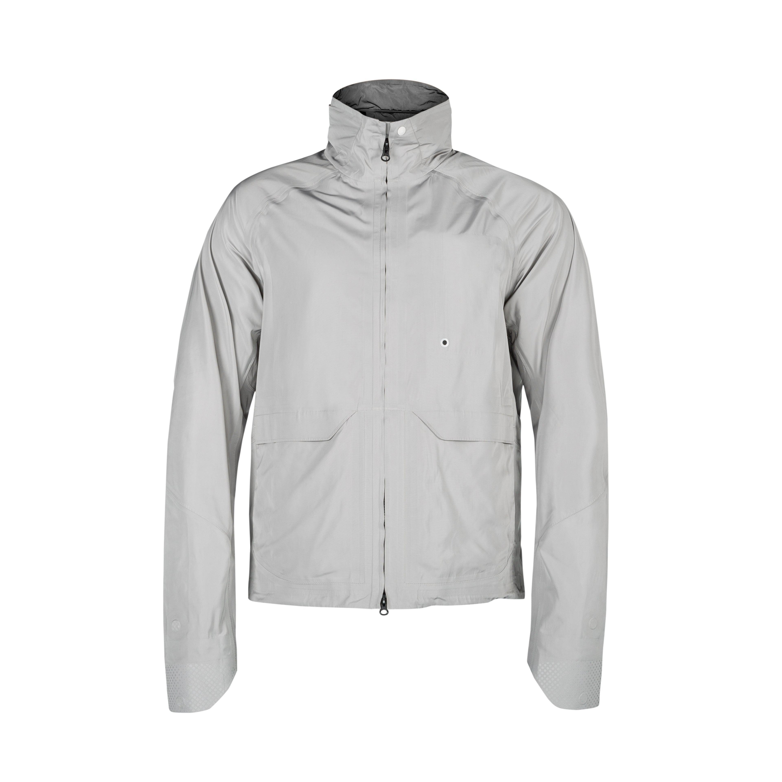 Men's Commuter Light Rain Cycling Jacket in Aluminium Grey