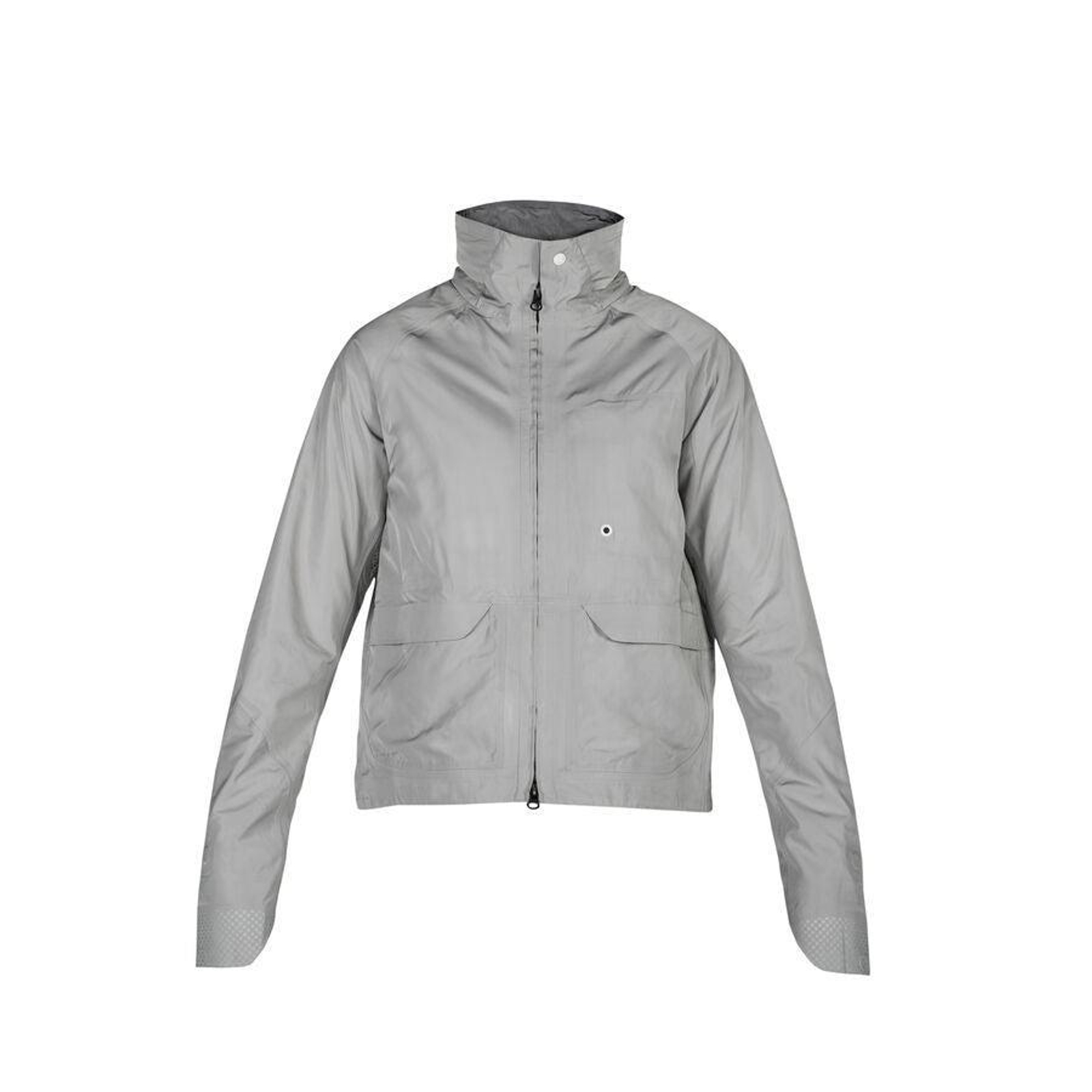 Women's Commuter Light Wind Cycling Jacket in Aluminium Grey