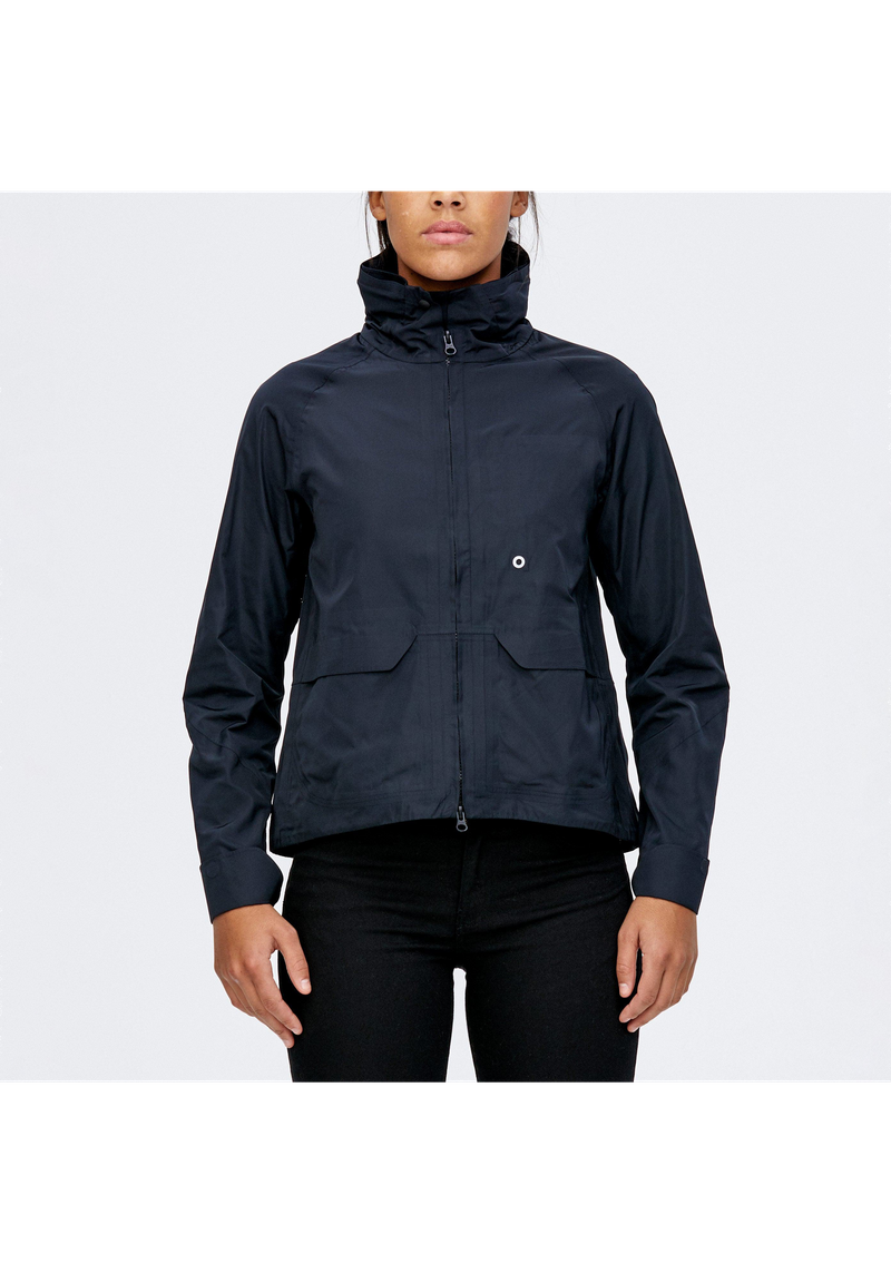 Women's Commuter Light Wind Cycling Jacket in Navy Black | Cycling