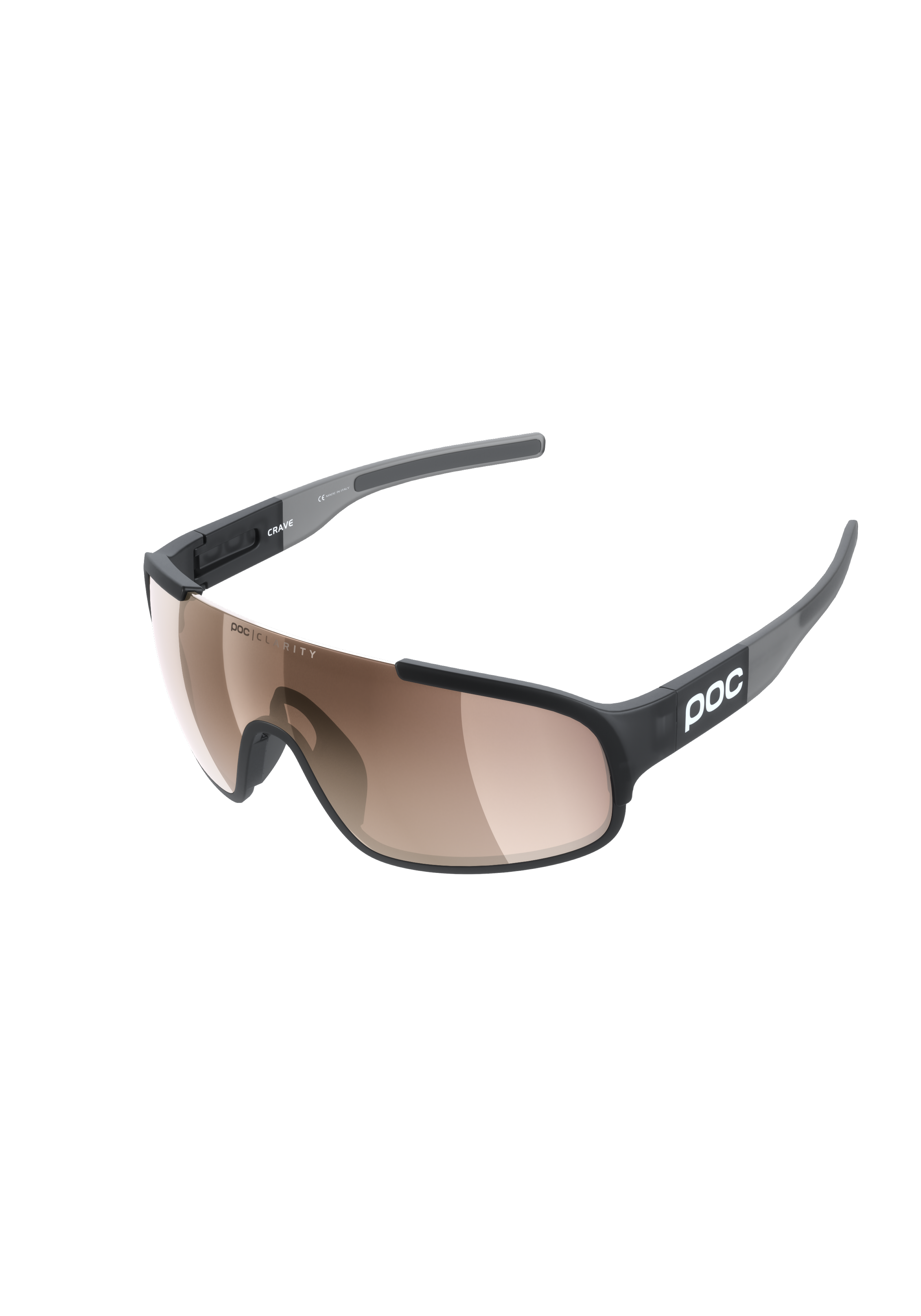 Lunettes de Vélo Crave Wide Fit en Uranium Black | POC (CH)