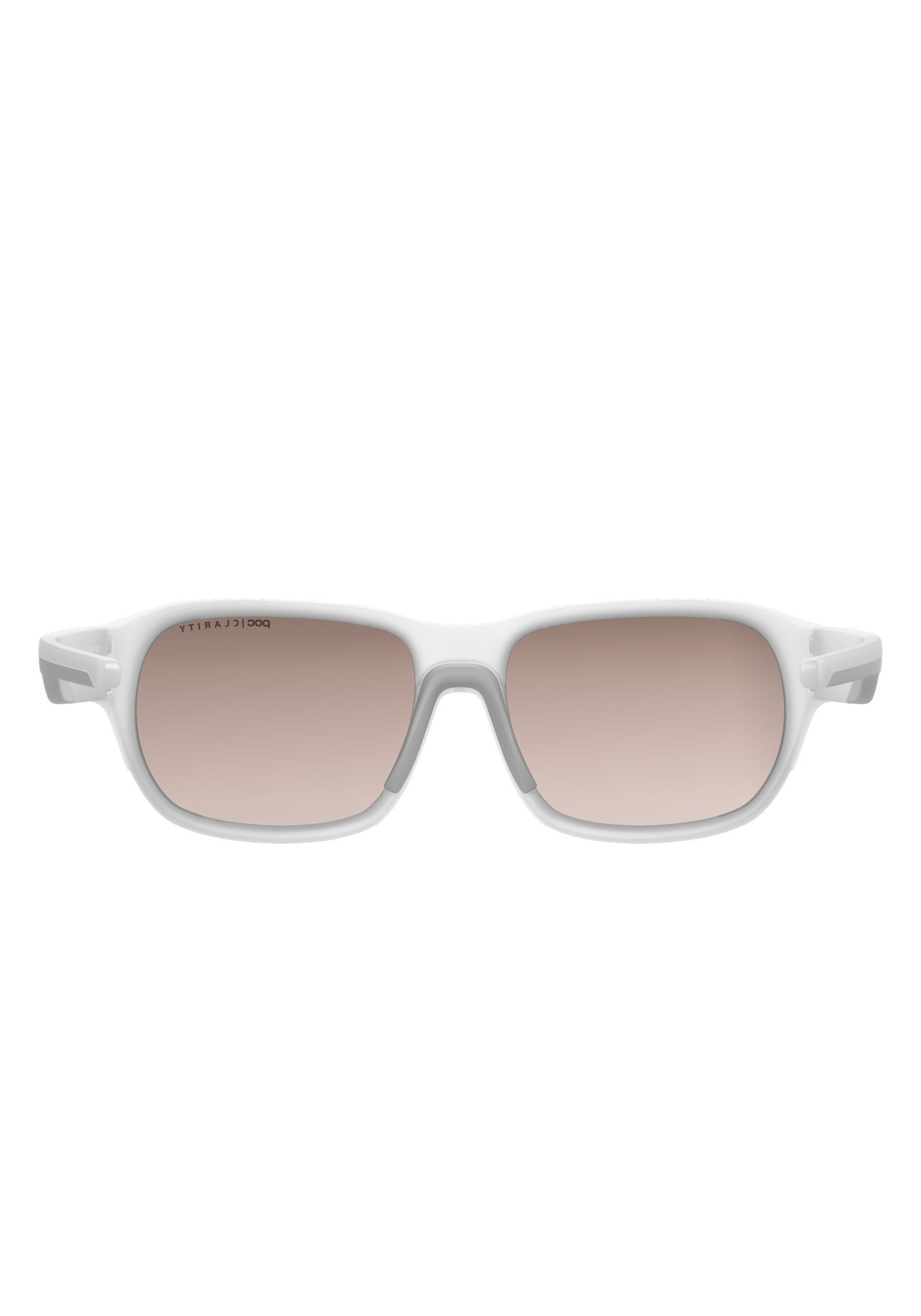 DK Translucent Sunglasses with Brown Lenses Define Bike Sunglasses in Himalayan Salt Translucent  main image 2