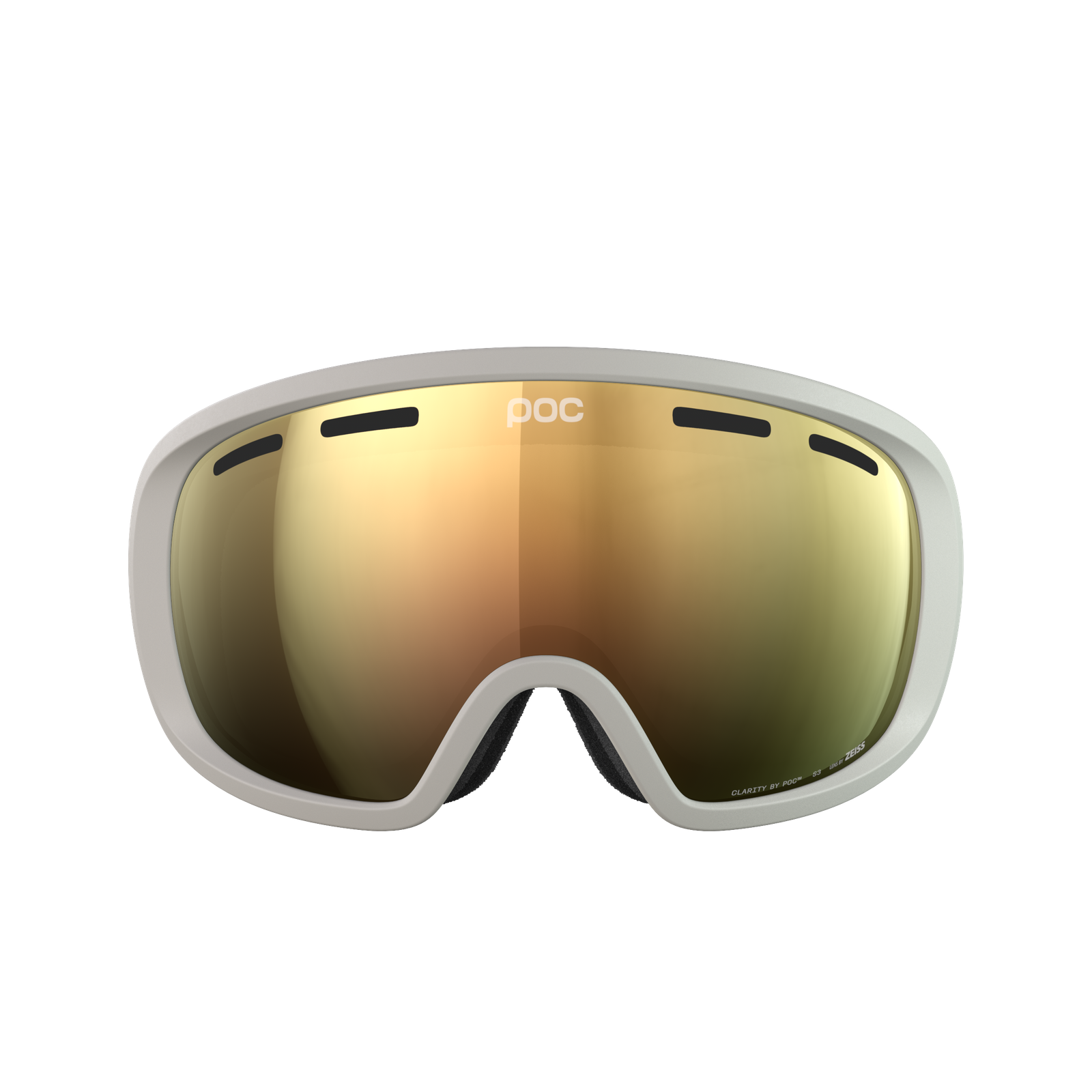 Fovea Clarity POW JJ Ski Goggles in Grey | Ski Eyewear | POC