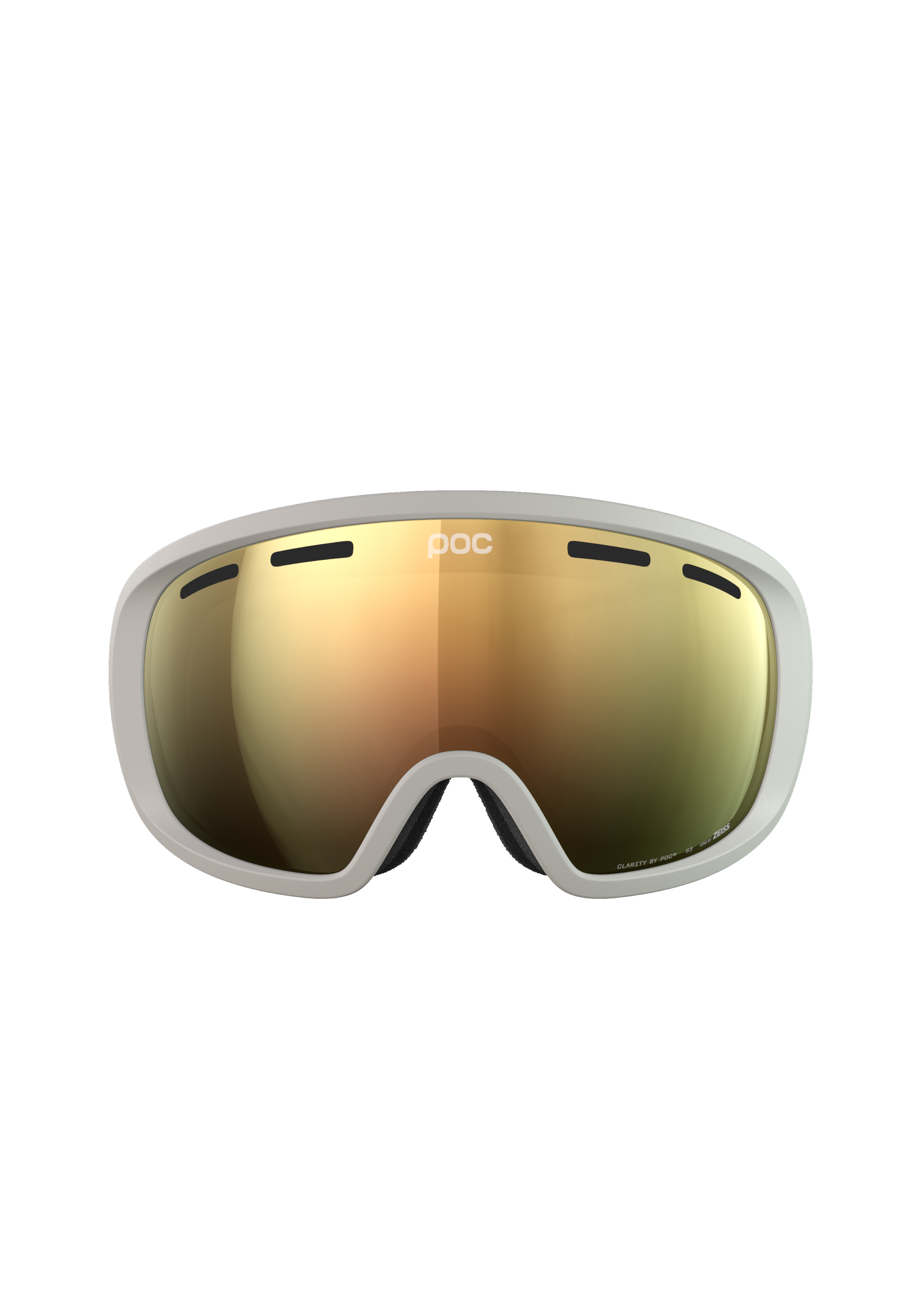 Fovea Clarity POW JJ Ski Goggles in Grey | Ski Eyewear | POC
