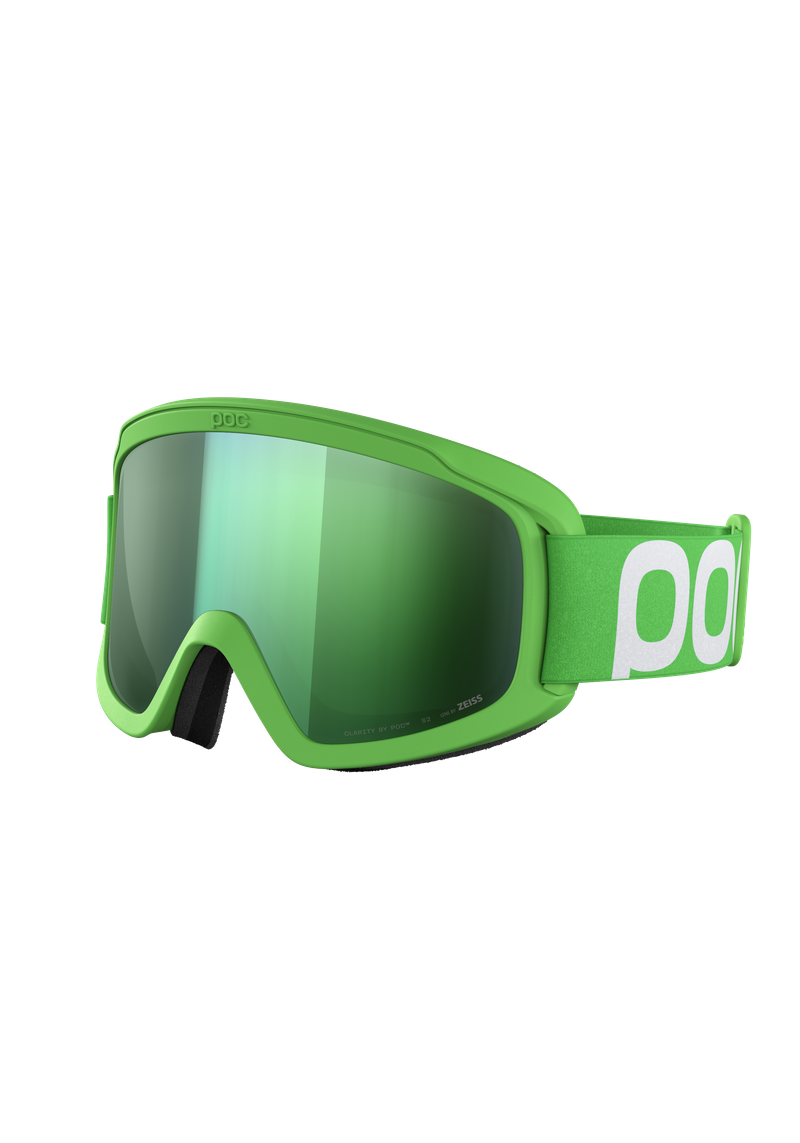 Opsin Wide Fit Ski Goggles に Zircon Green | Ski Eyewear | POC (JP)