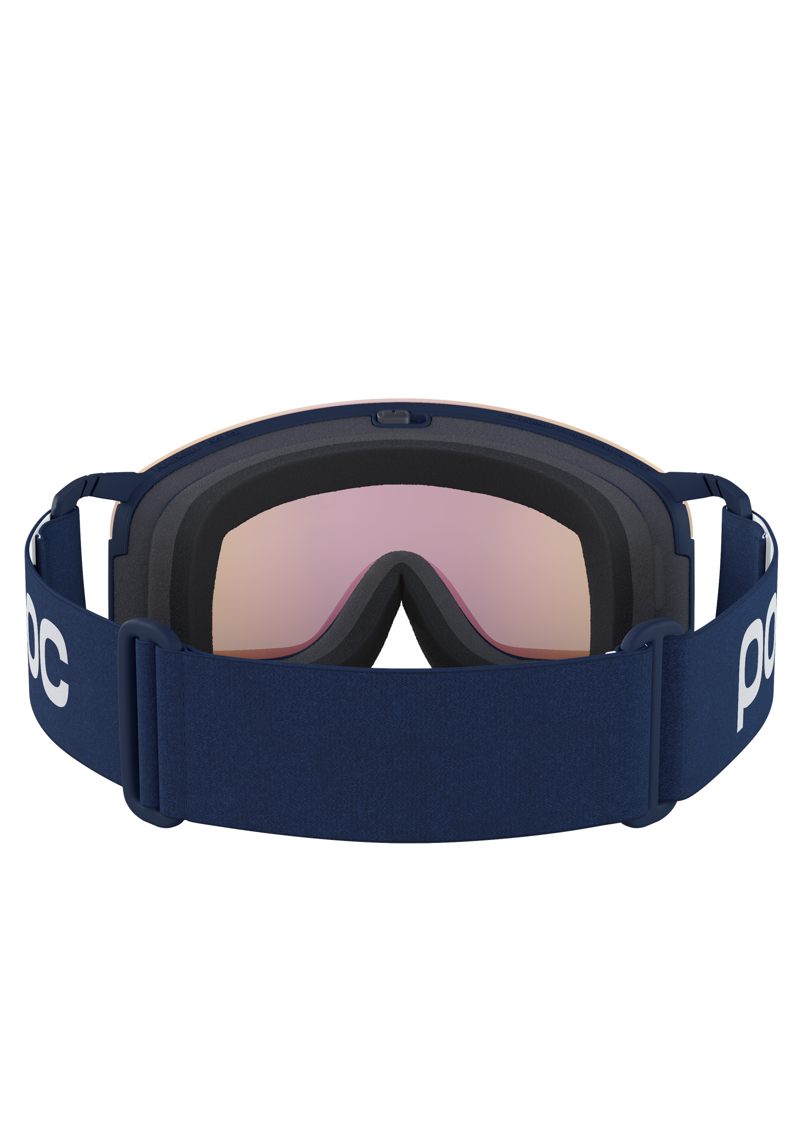 Nexal Mid Clarity Ski Goggles in Lead Blue | Ski Eyewear | POC (JP)