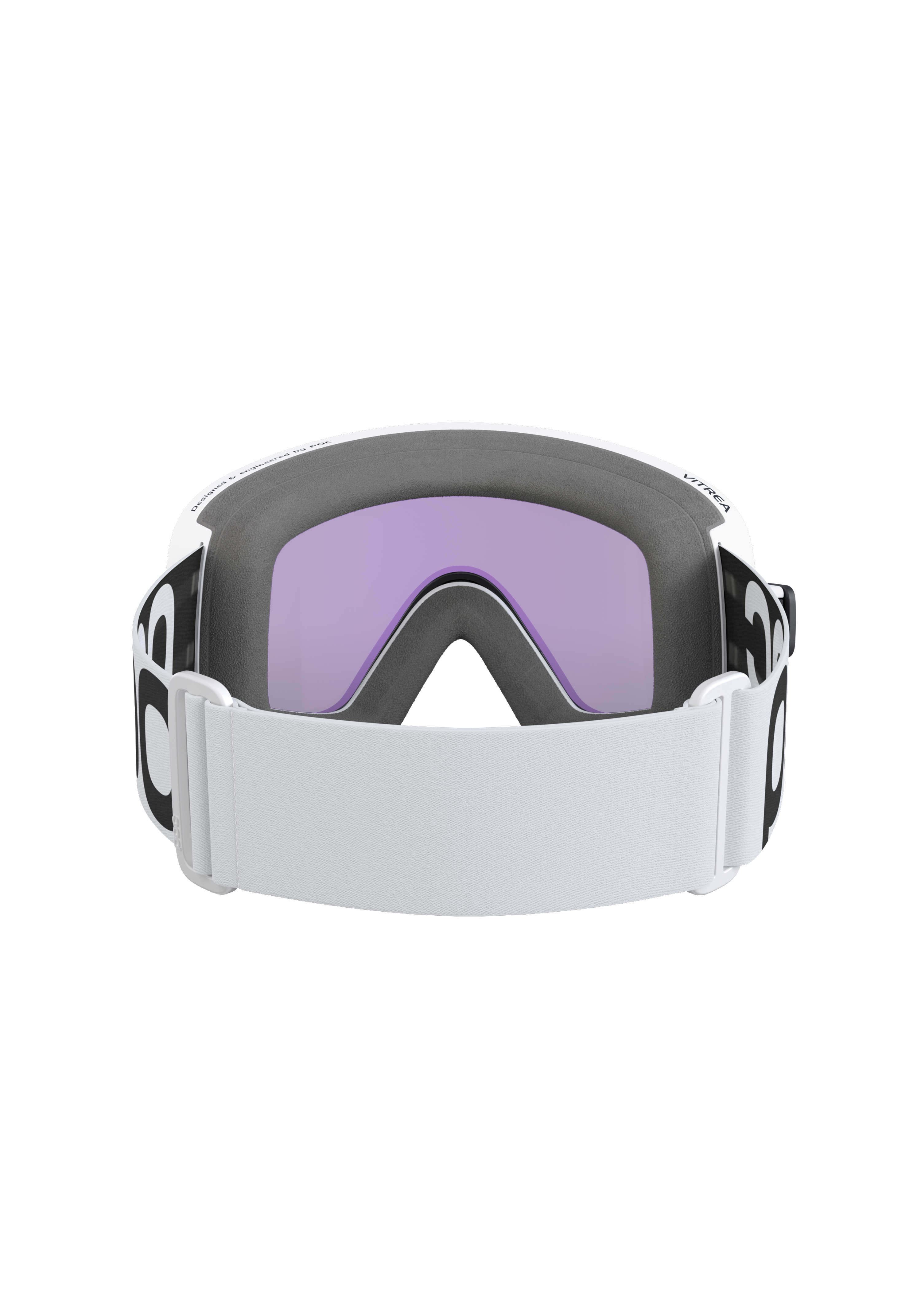 Vitrea Wide Fit Ski Goggles in Hydrogen White | Ski Eyewear | POC