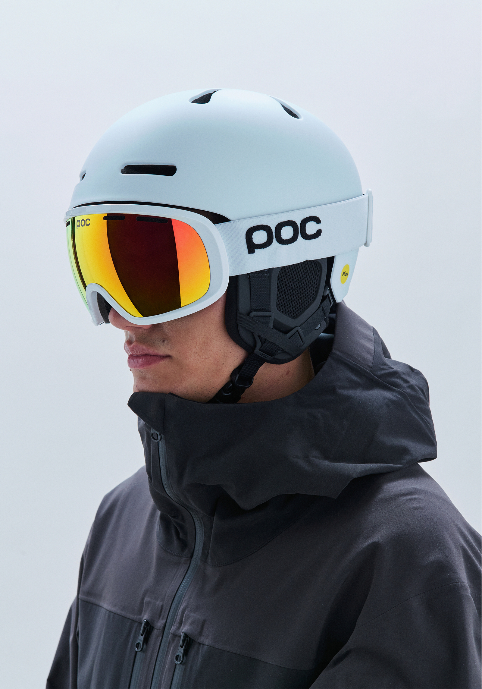 Fovea Ski Goggles in Hydrogen White | Ski Eyewear | POC (Global EN)
