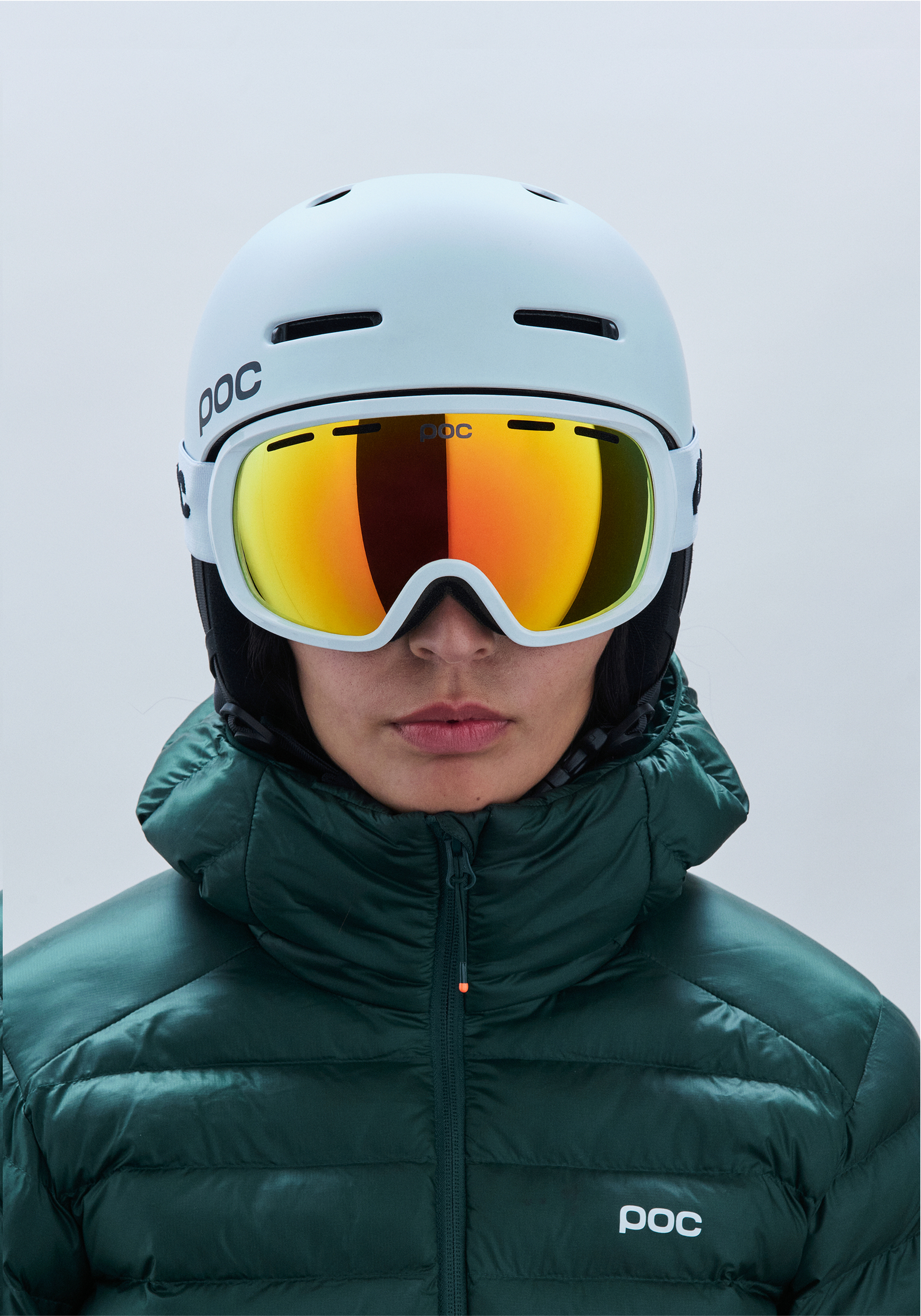 Fovea Ski Goggles in Hydrogen White | Ski Eyewear | POC (Global EN)