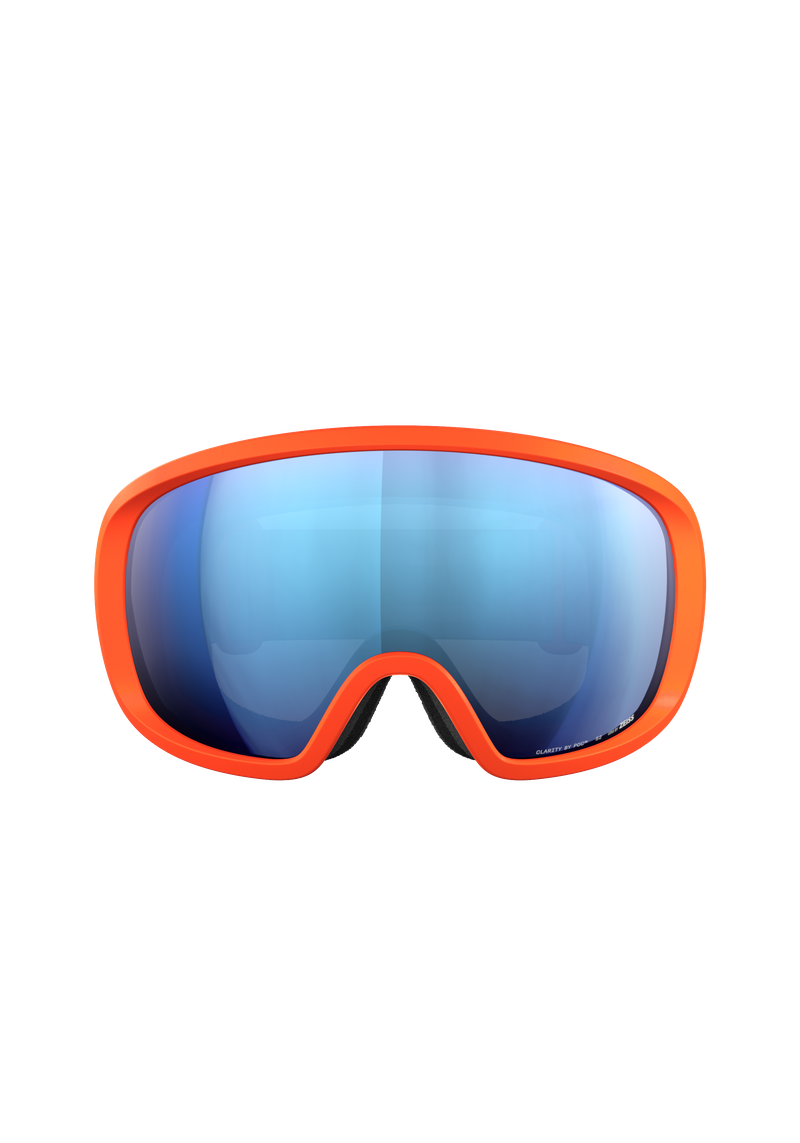 POC Fovea Clarity Comp ゴーグル オレンジ/ブルー Fovea Ski Goggles in Zink Orange | Ski Eyewear | POC (Global EN)