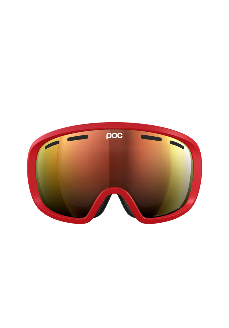 Fovea Ski Goggles in Zink Orange | Ski Eyewear | POC (UK)