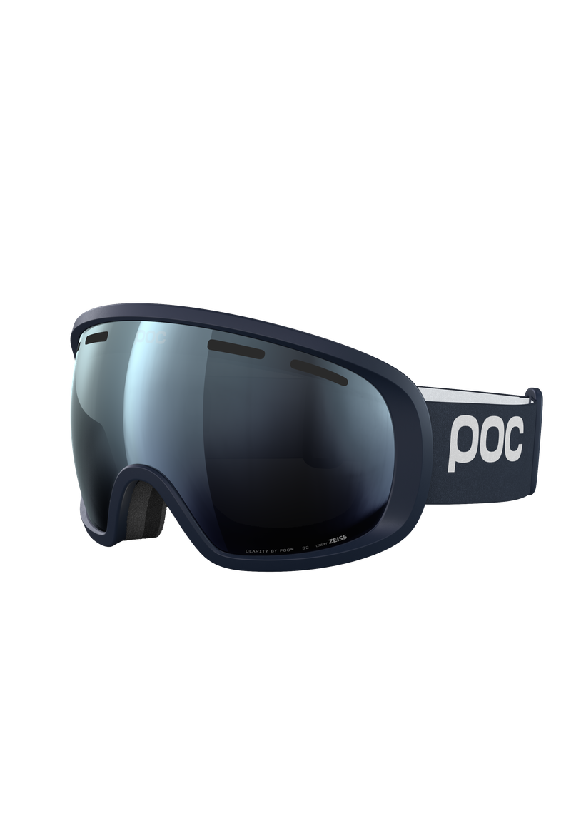 ポック Fovea ワイドフィット スキーゴーグル ウランブラック Fovea Ski Goggles in Uranium Black | Ski Eyewear | POC (Global EN)