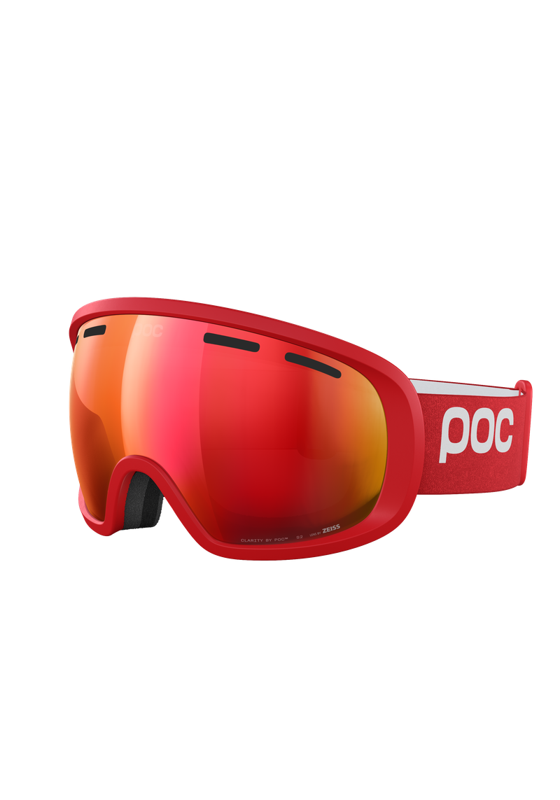 Fovea Ski Goggles in Prismane Red | Ski Eyewear | POC (US)